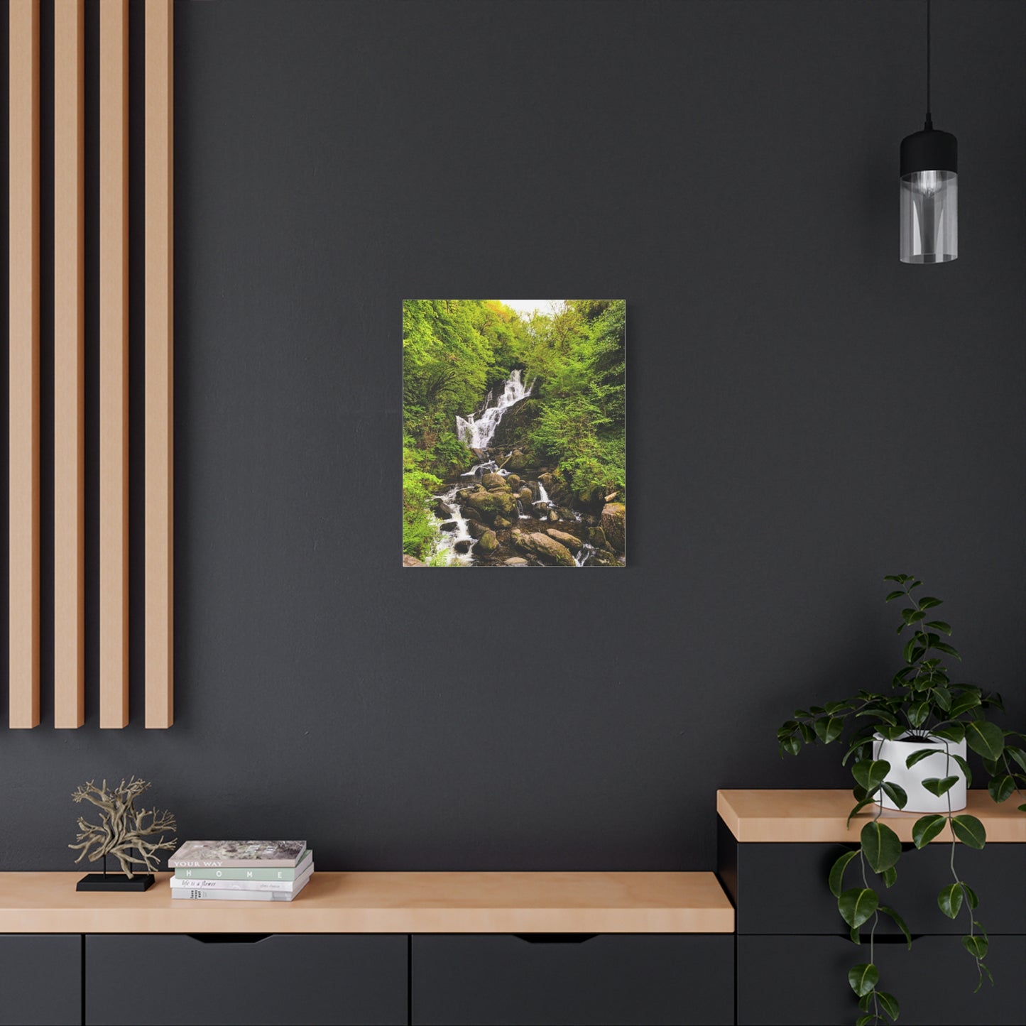 Torc waterfall Matte Canvas, Stretched, 1.25"