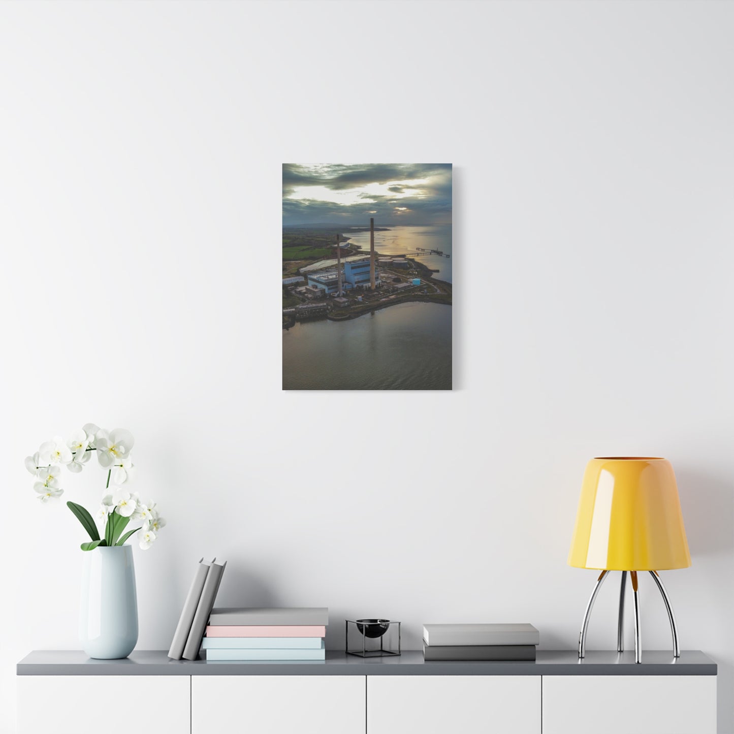 Tarbert Power Station Matte Canvas, Stretched, 1.25"