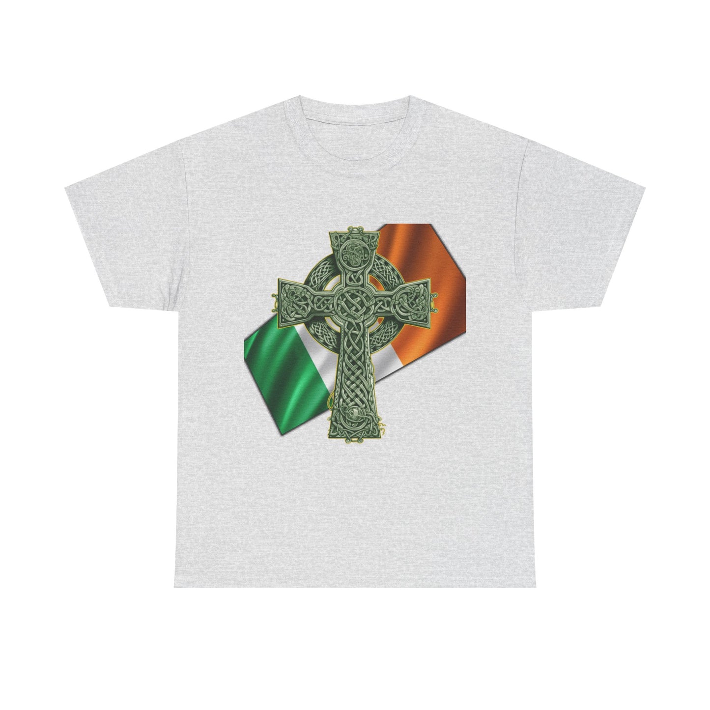 Celtic Cross Unisex Heavy Cotton Tee