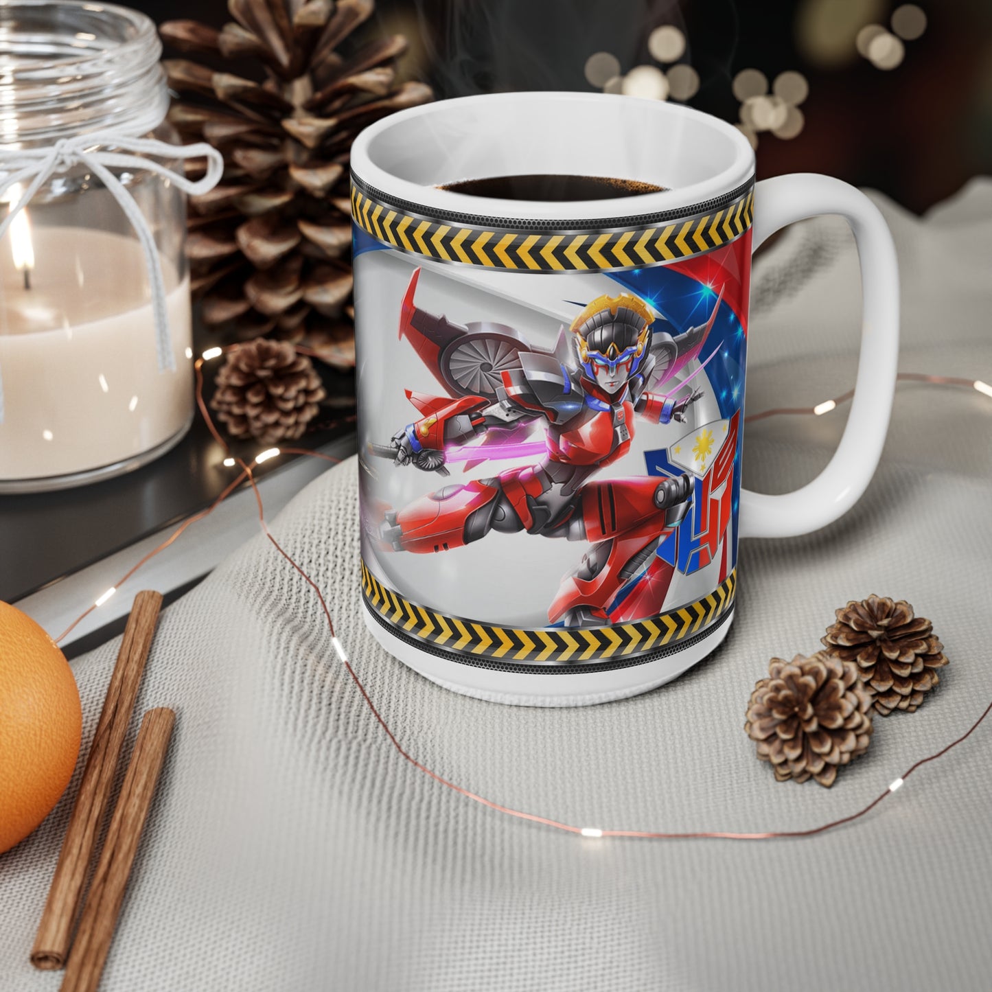 Transformers Ceramic Coffee Cup - 11oz & 15oz, Perfect for Fans and Collectors