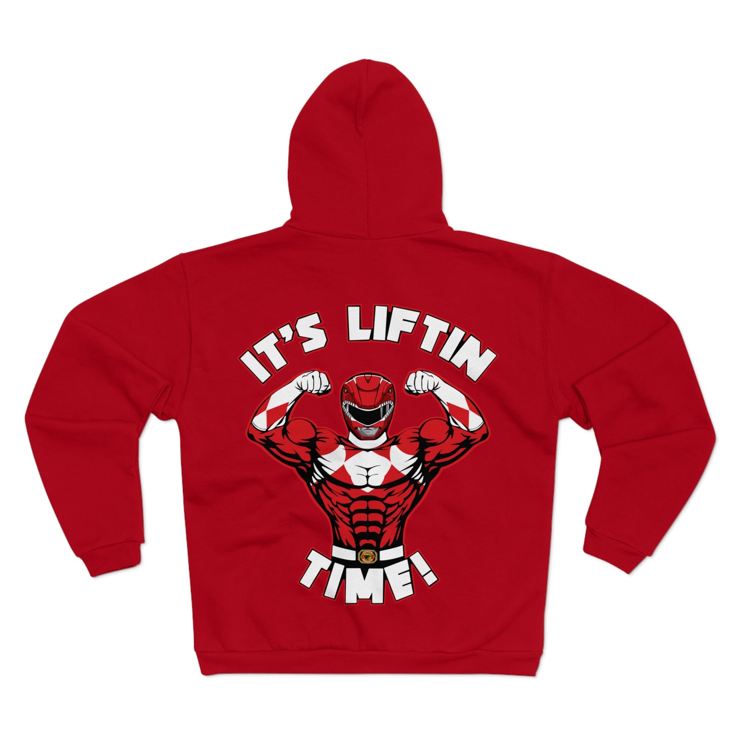 It's Liftin' Time Unisex Hooded Zip Sweatshirt - Fitness & Workout