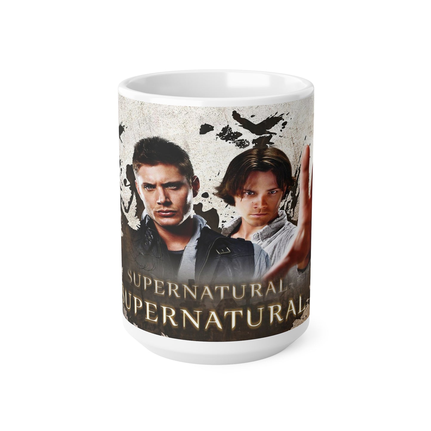 Supernatural Themed Ceramic Coffee Cup - 11oz & 15oz, Perfect Gift for Fans