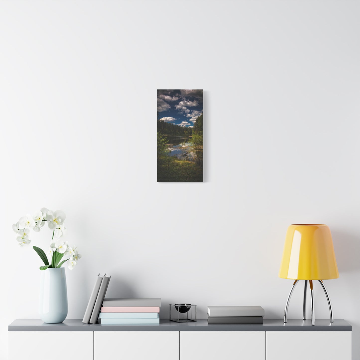 Vilnius Lake, Lithuania Matte Canvas, Stretched, 1.25"