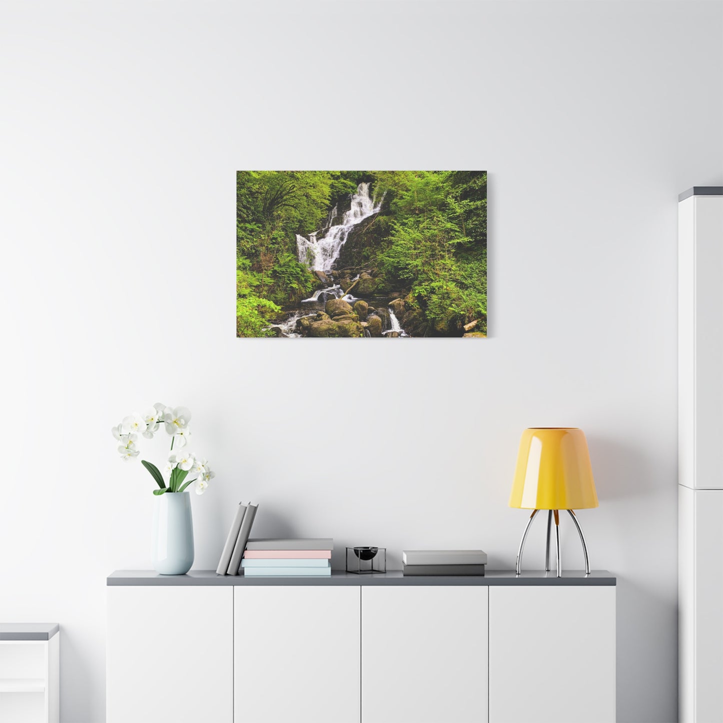 Torc waterfall Matte Canvas, Stretched, 1.25"