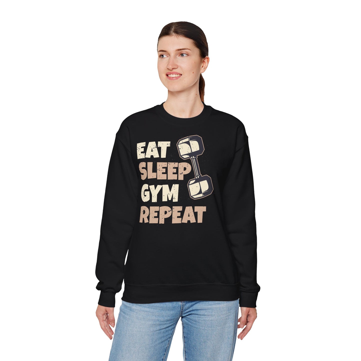 'Eat Sleep Gym Repeat' Unisex Heavy Blend™ Crewneck Sweatshirt