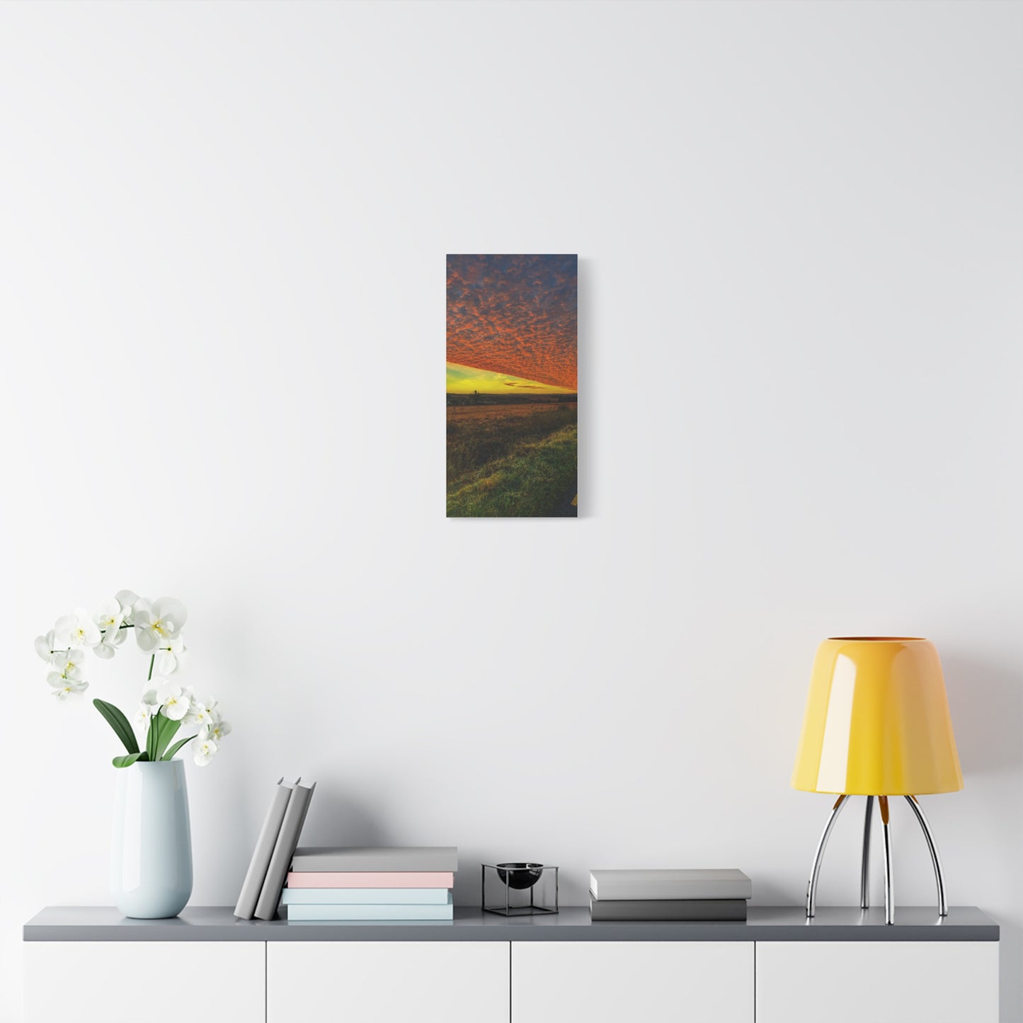 Cloudy Sunset Matte Canvas, Stretched, 1.25"