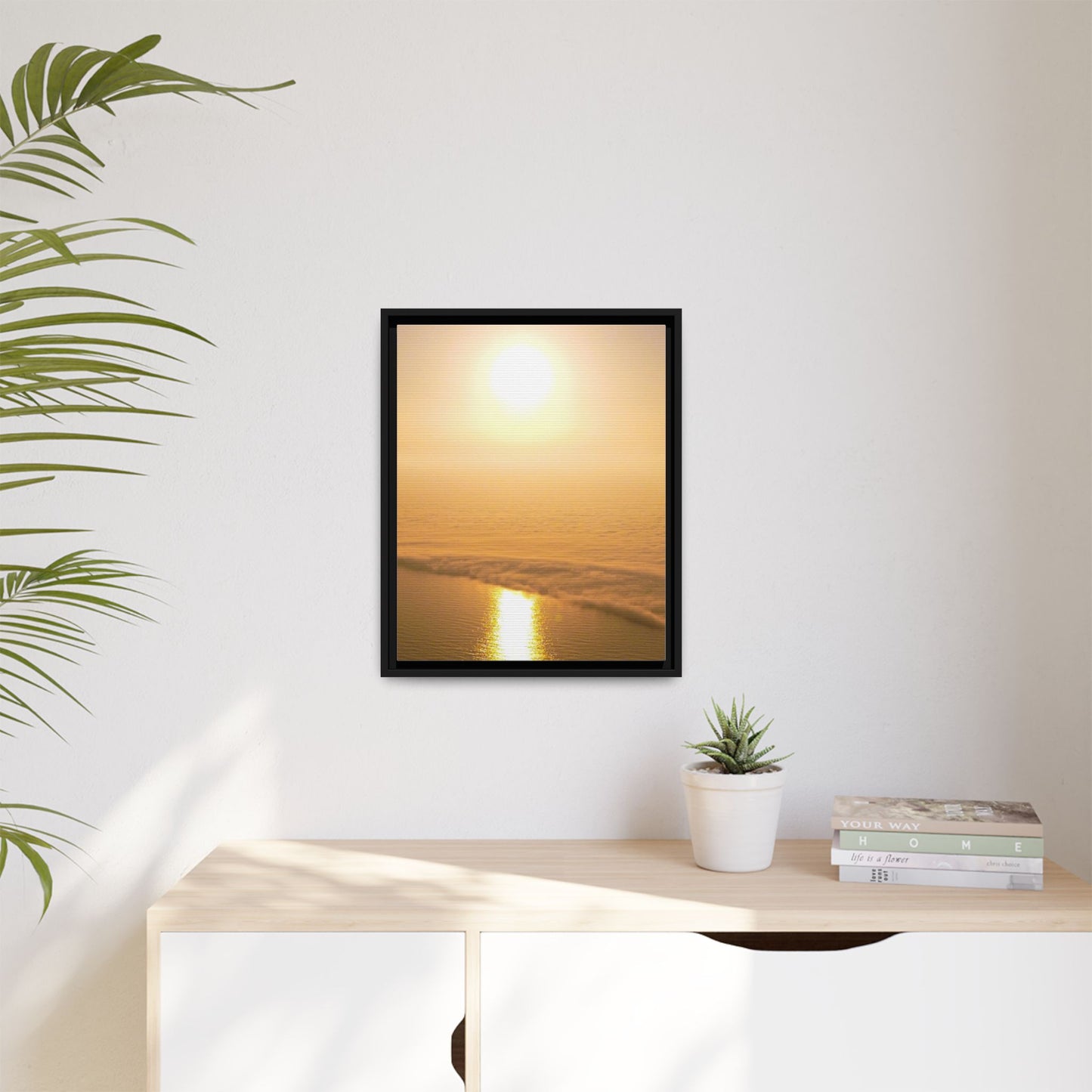 Sunset on Mount Brandon Matte Canvas, Framed (Multi-color)