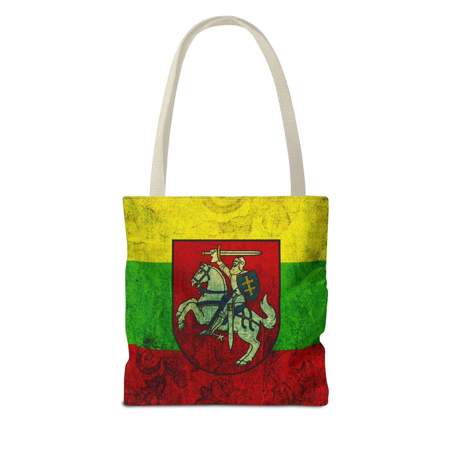Vintage Lithuanian Crest Tote Bag - Perfect for Festivals, Travel, and Daily Use