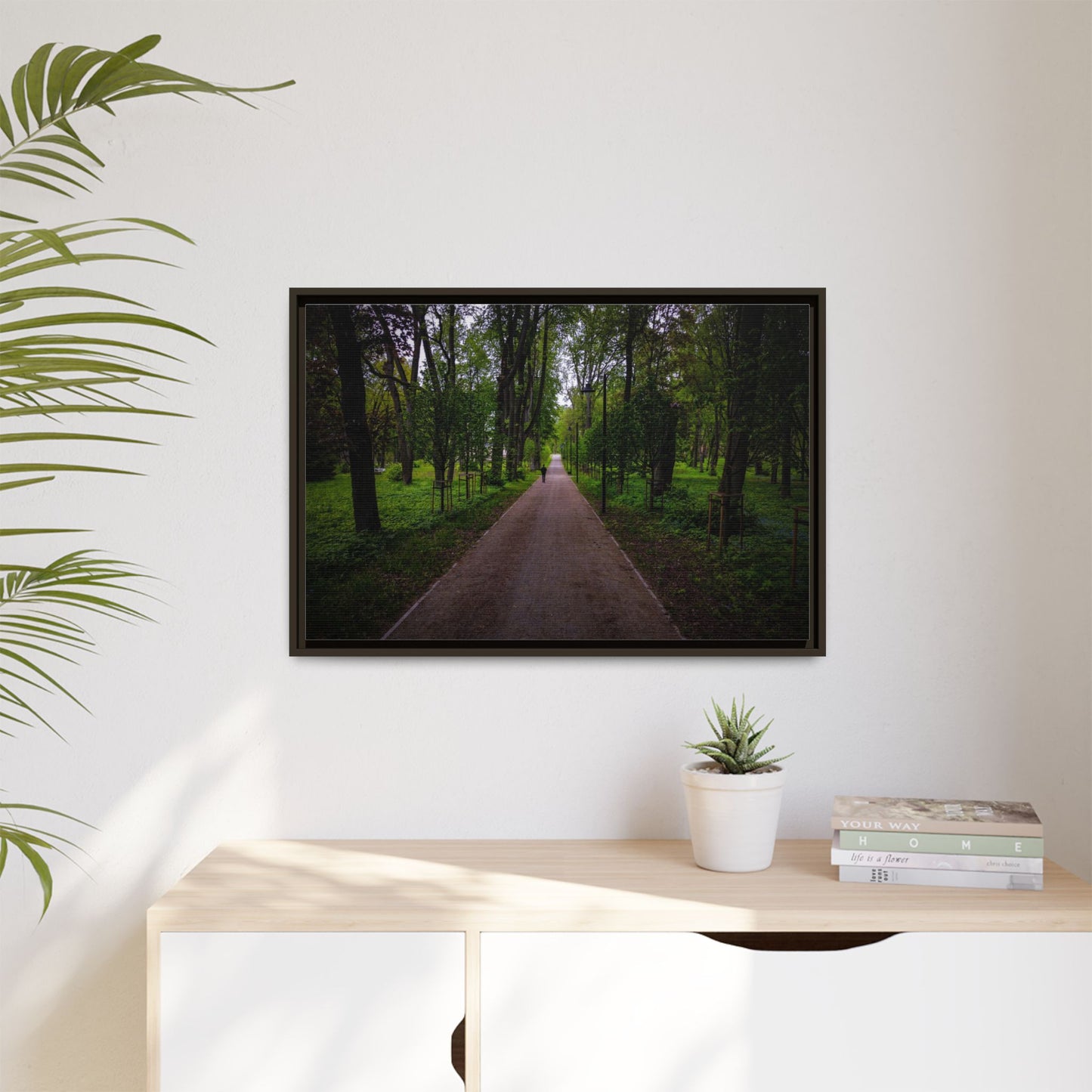 Zagares Park Matte Canvas, Framed (Multi-color)