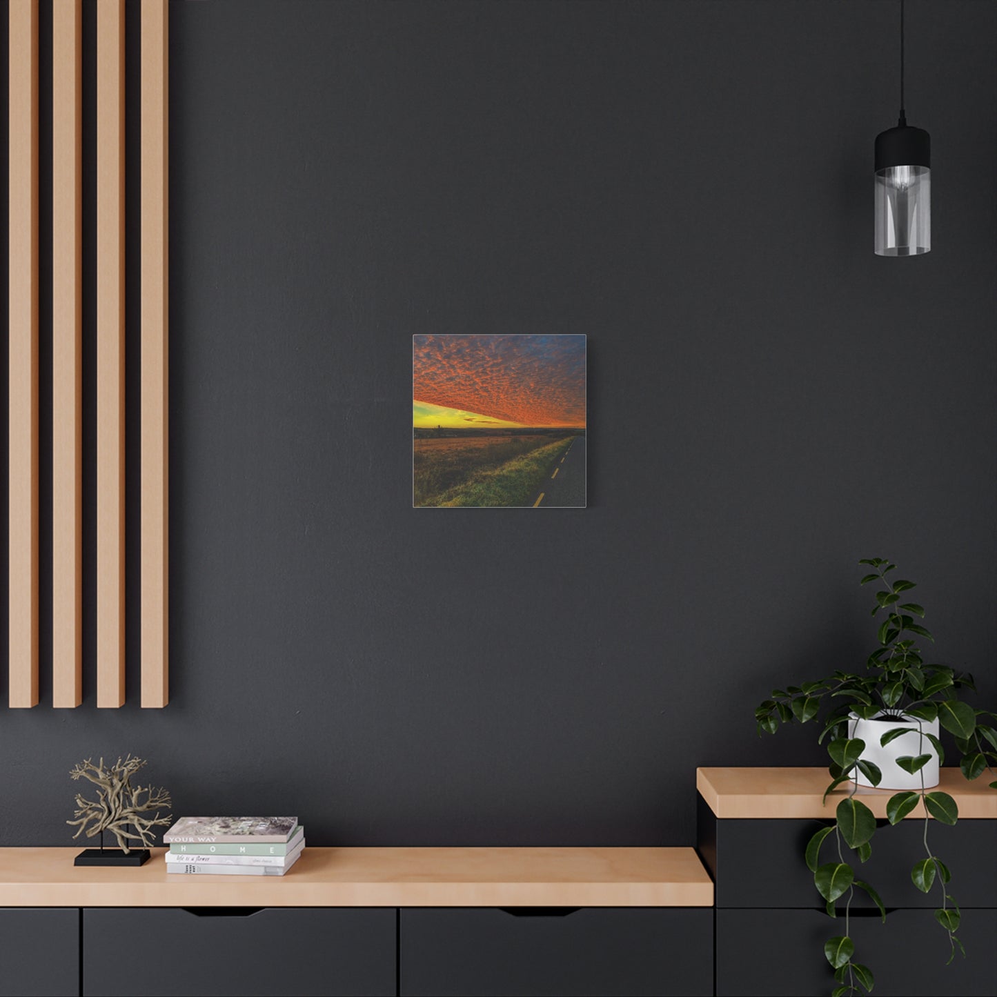 Cloudy Sunset Matte Canvas, Stretched, 1.25"