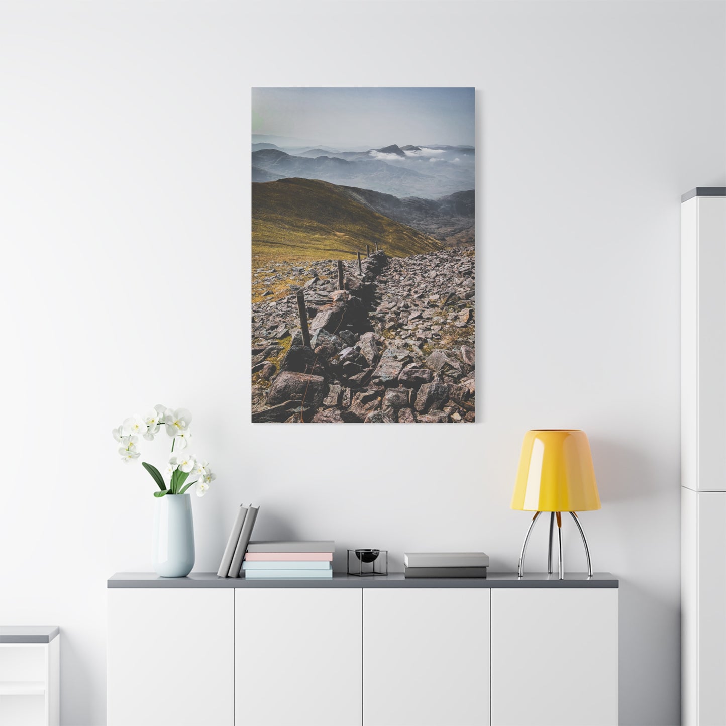 Wall in Mountains Matte Canvas, Stretched, 1.25"