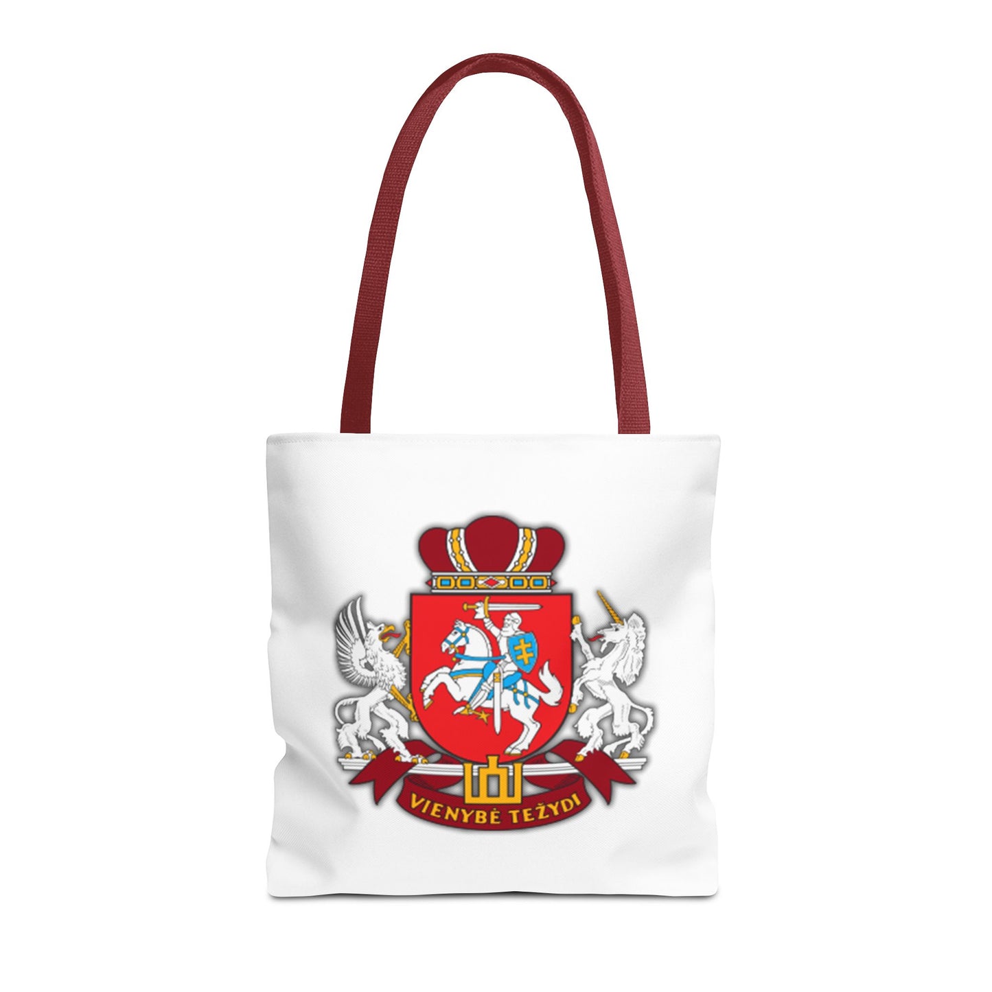 Heraldic Lithuania Crest Tote Bag - Stylish and Reusable for Everyday Use