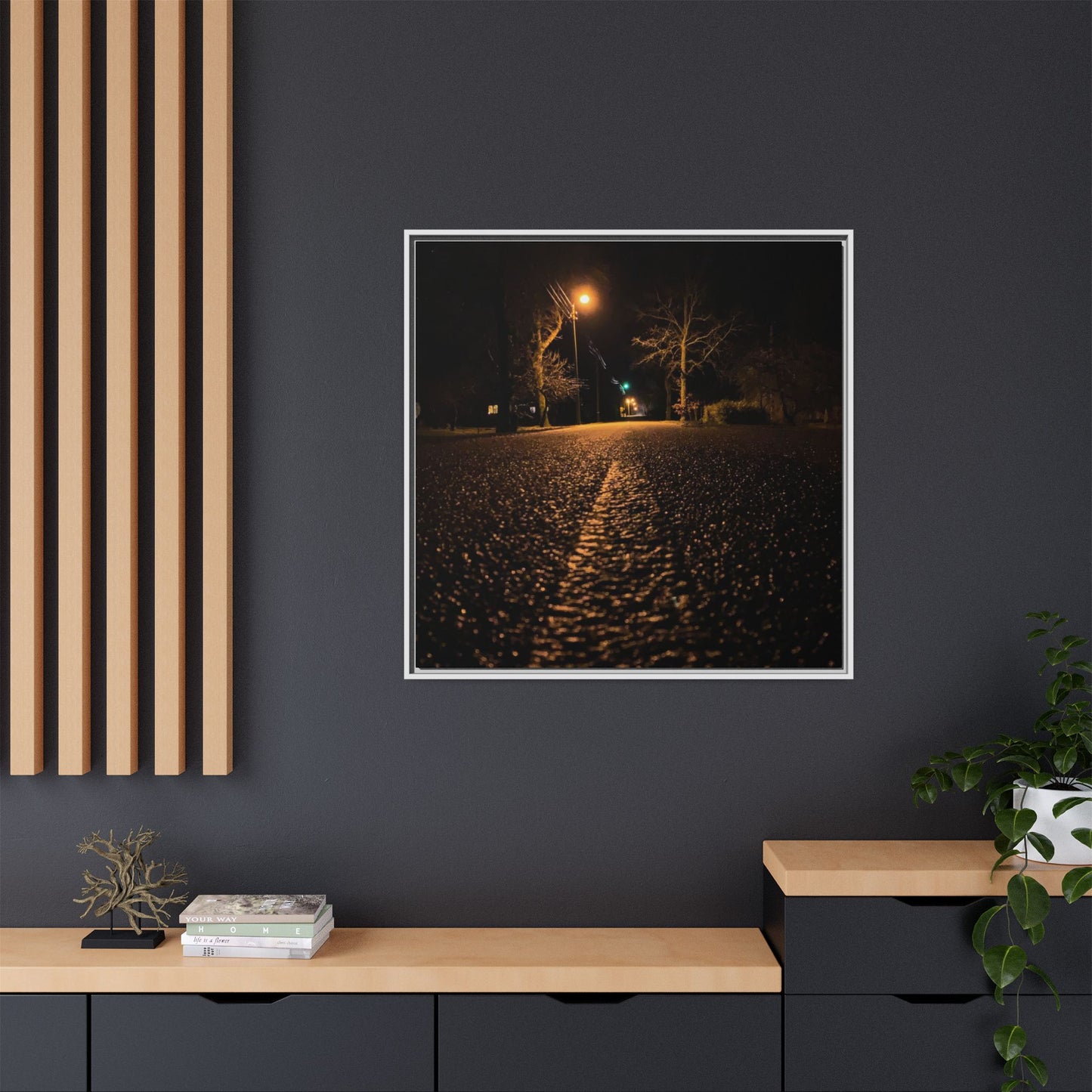 Stungiai Lithuania Matte Canvas, Framed (Multi-color)