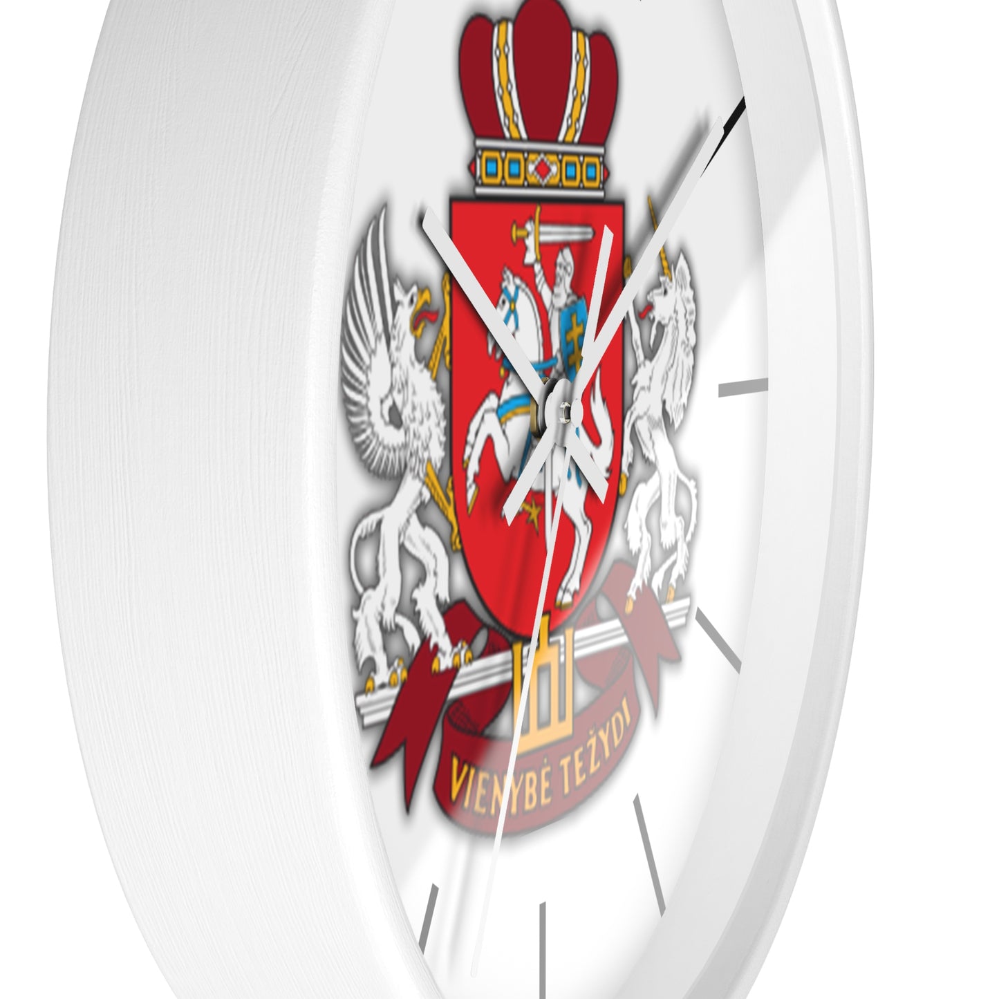 Venybe Tezydi Wall Clock - Unique Heraldic Design for Home Decor