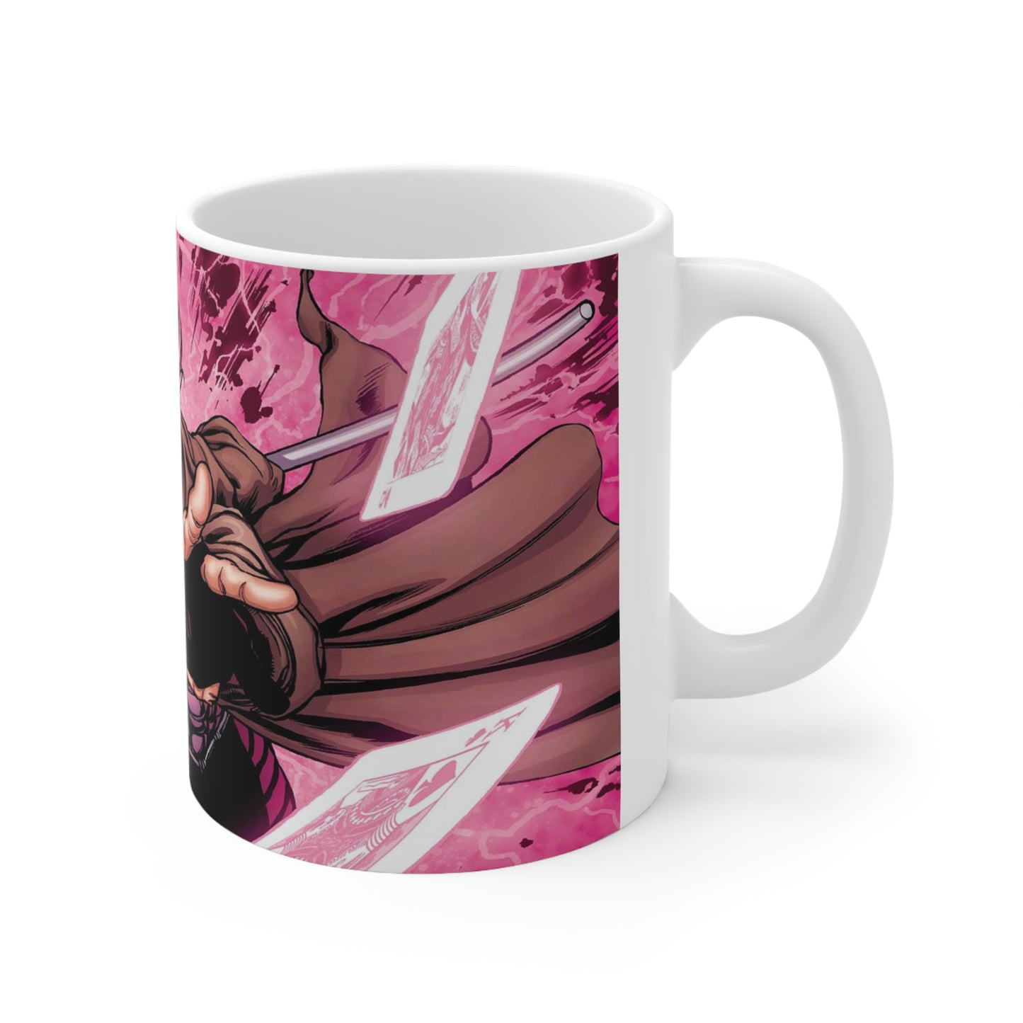 Gambit Inspired Ceramic Coffee Cups - 11oz & 15oz | Superhero Mug for Dreamers & Fans