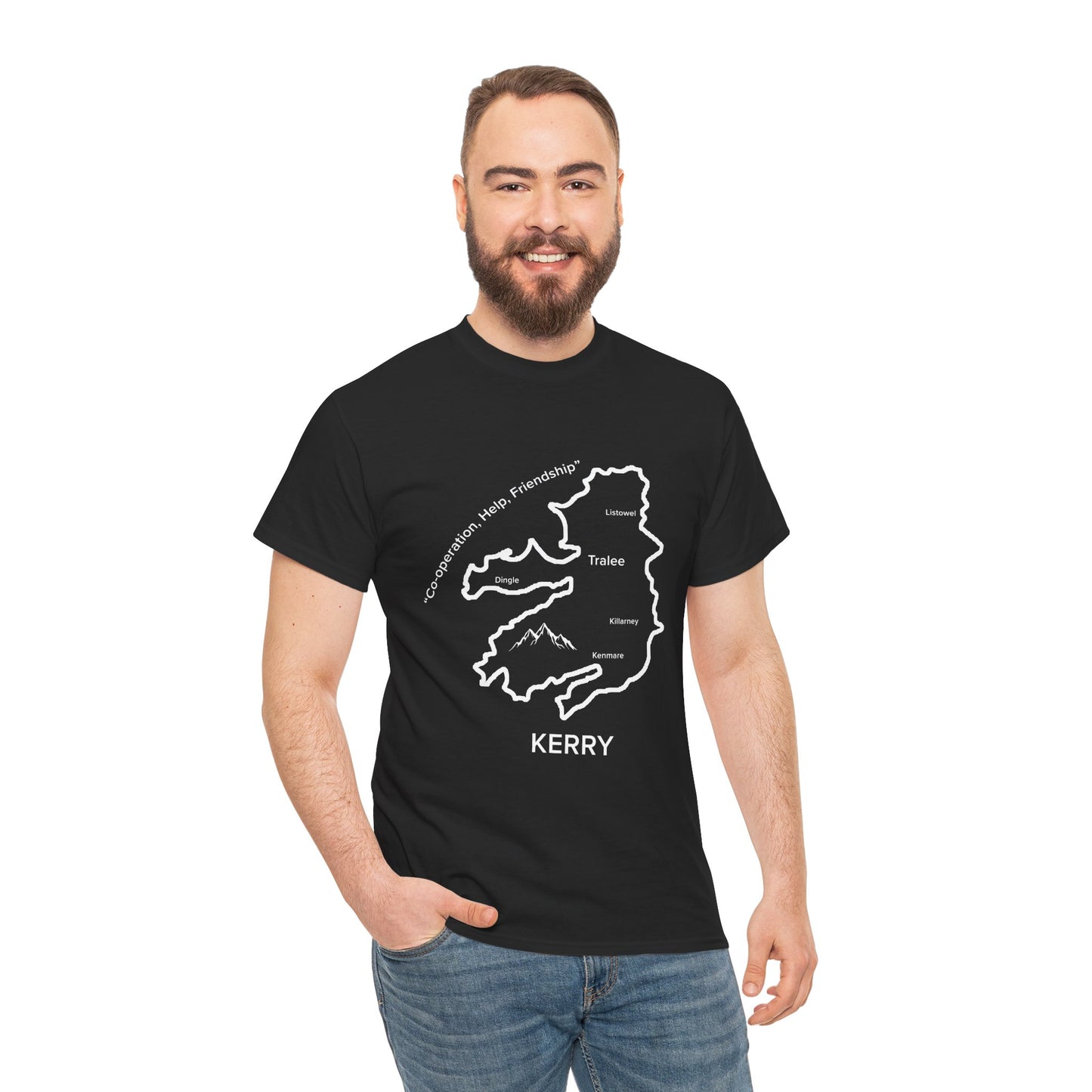 Kerry Unisex Heavy Cotton T-Shirt Black Edition