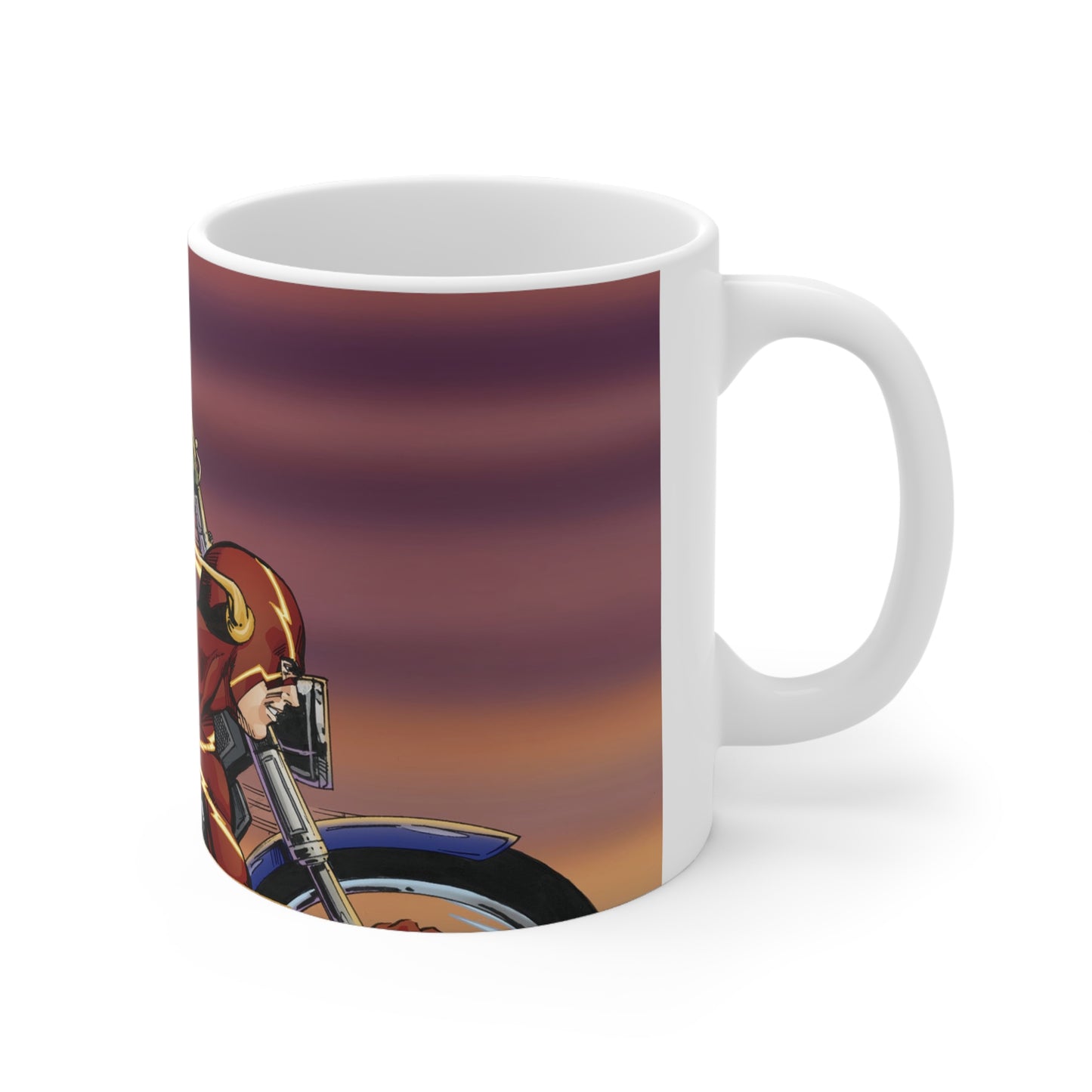 Superhero Duel Ceramic Coffee Cup - 11oz and 15oz