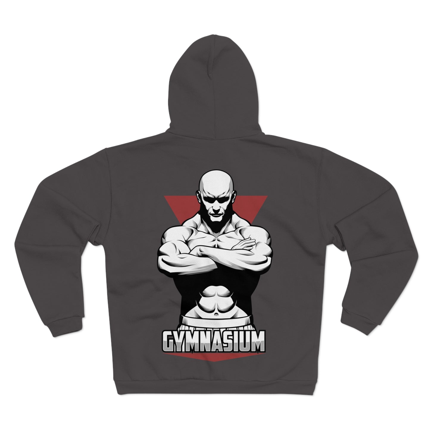 Gym Motivation Unisex Hooded Zip Sweatshirt - Bold Design for Fitness Enthusiasts