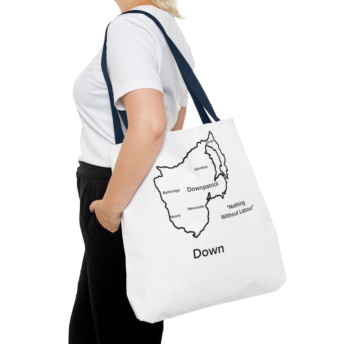 Down Tote Bag White Edition