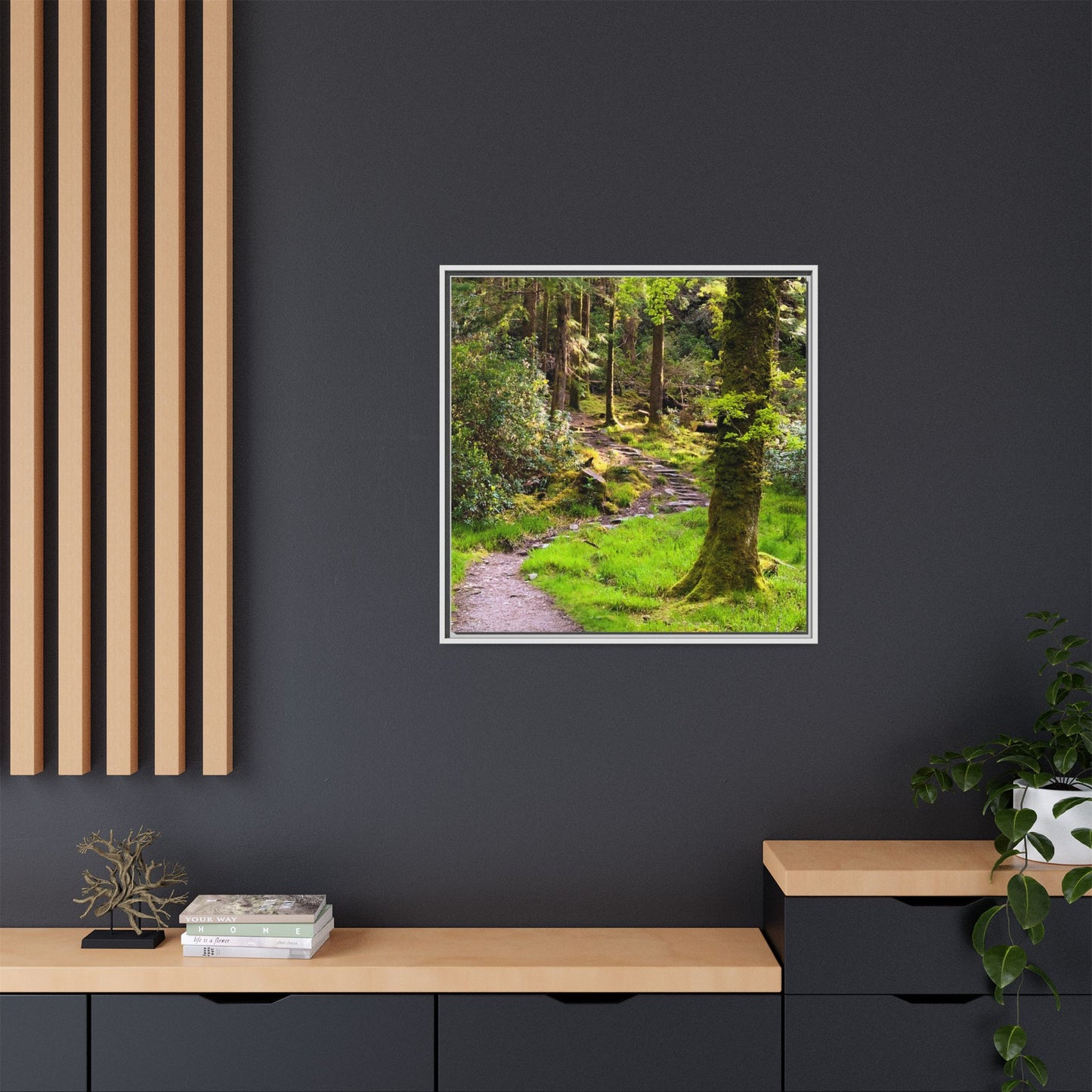 Torc Trail Matte Canvas, Framed (Multi-color)