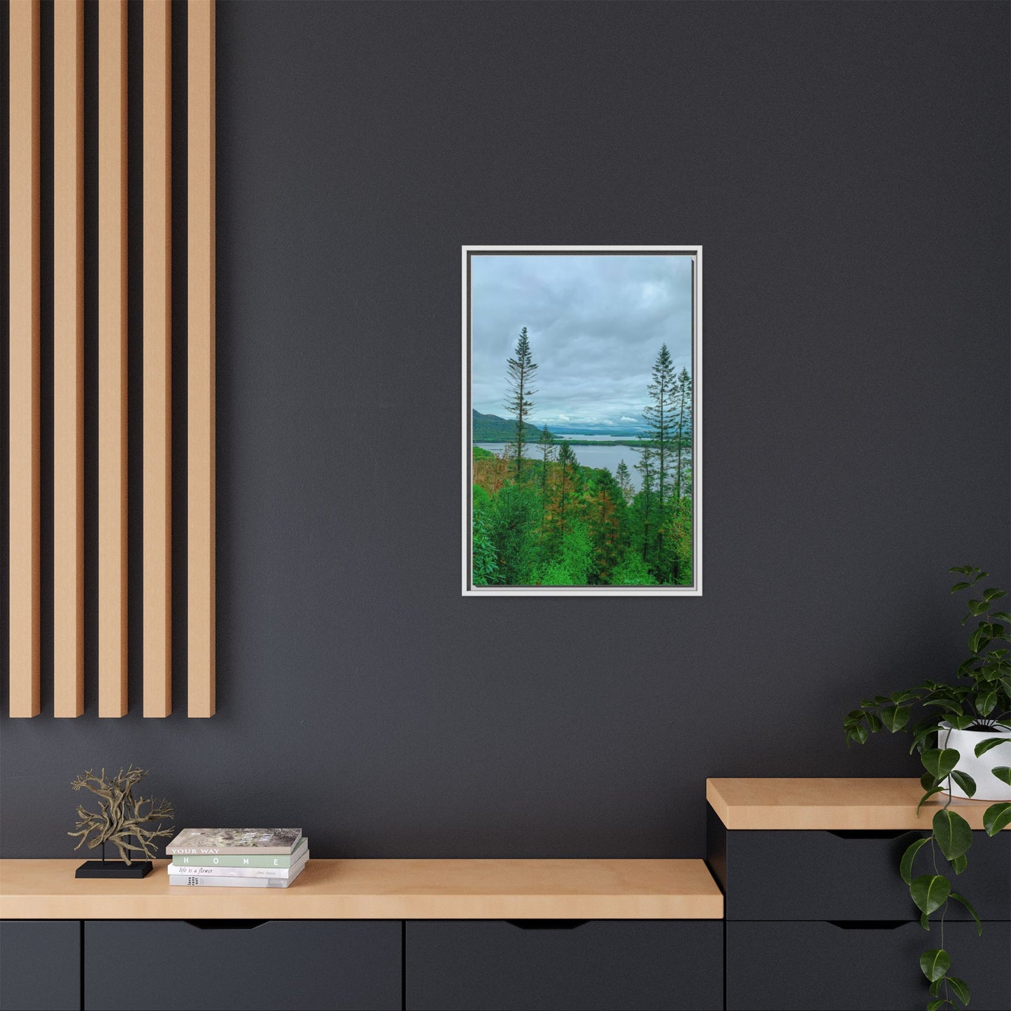 Torc Mountain Trail 2 Matte Canvas, Framed (Multi-color)