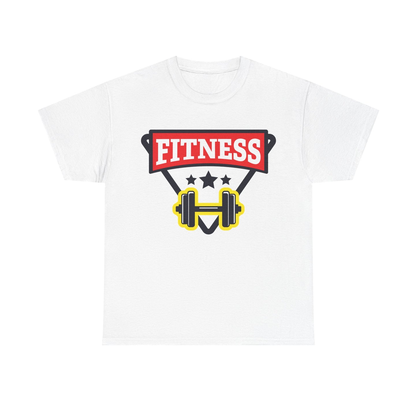 Motivational Fitness Tee - Unisex Heavy Cotton Shirt with Gym Design