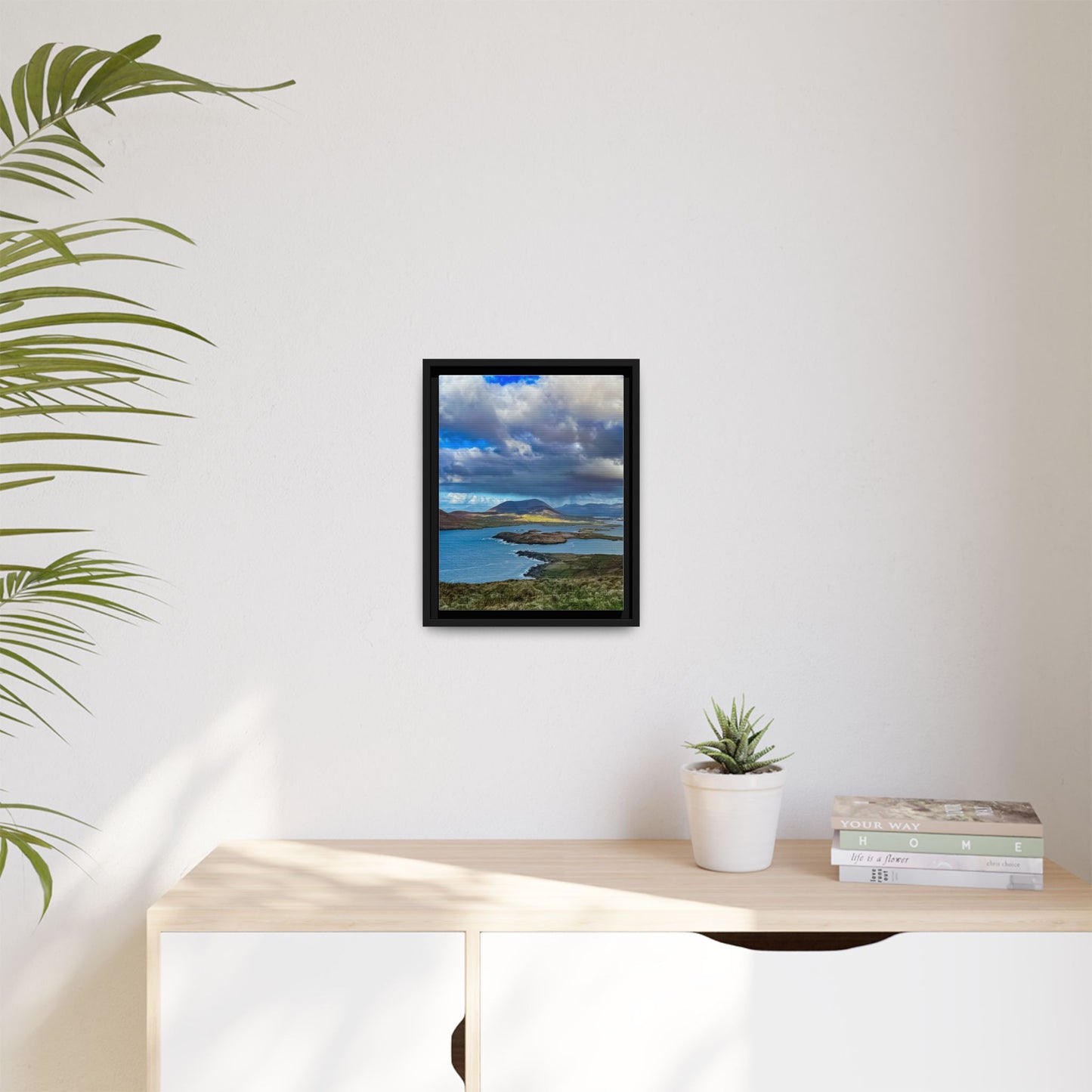 Unknown Mountain Matte Canvas, Framed (Multi-color)