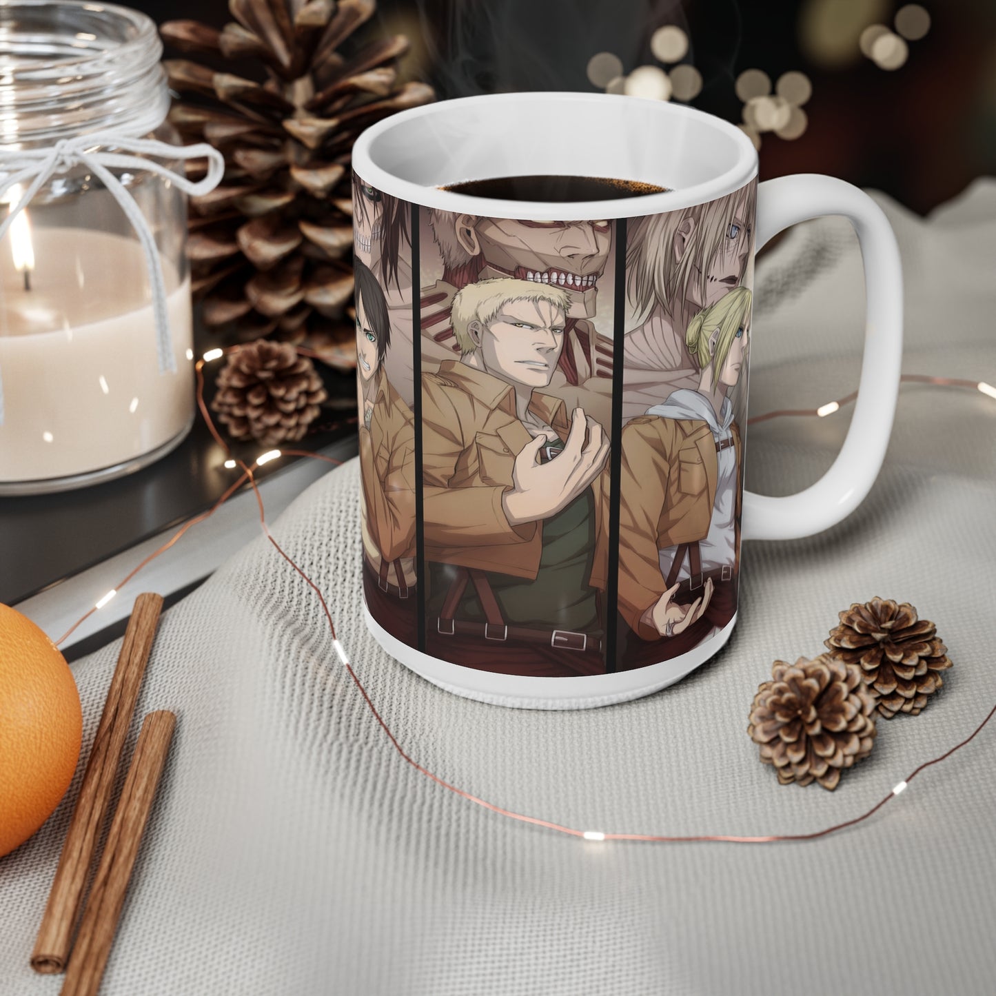 Anime-Inspired Ceramic Coffee Mug – 11oz & 15oz for Fans