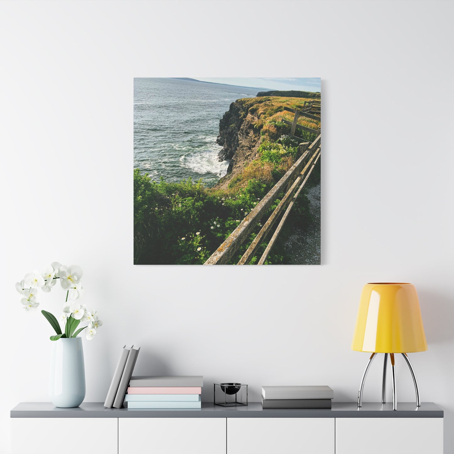 Ballybunion Cliff Walk Matte Canvas, Stretched, 1.25"