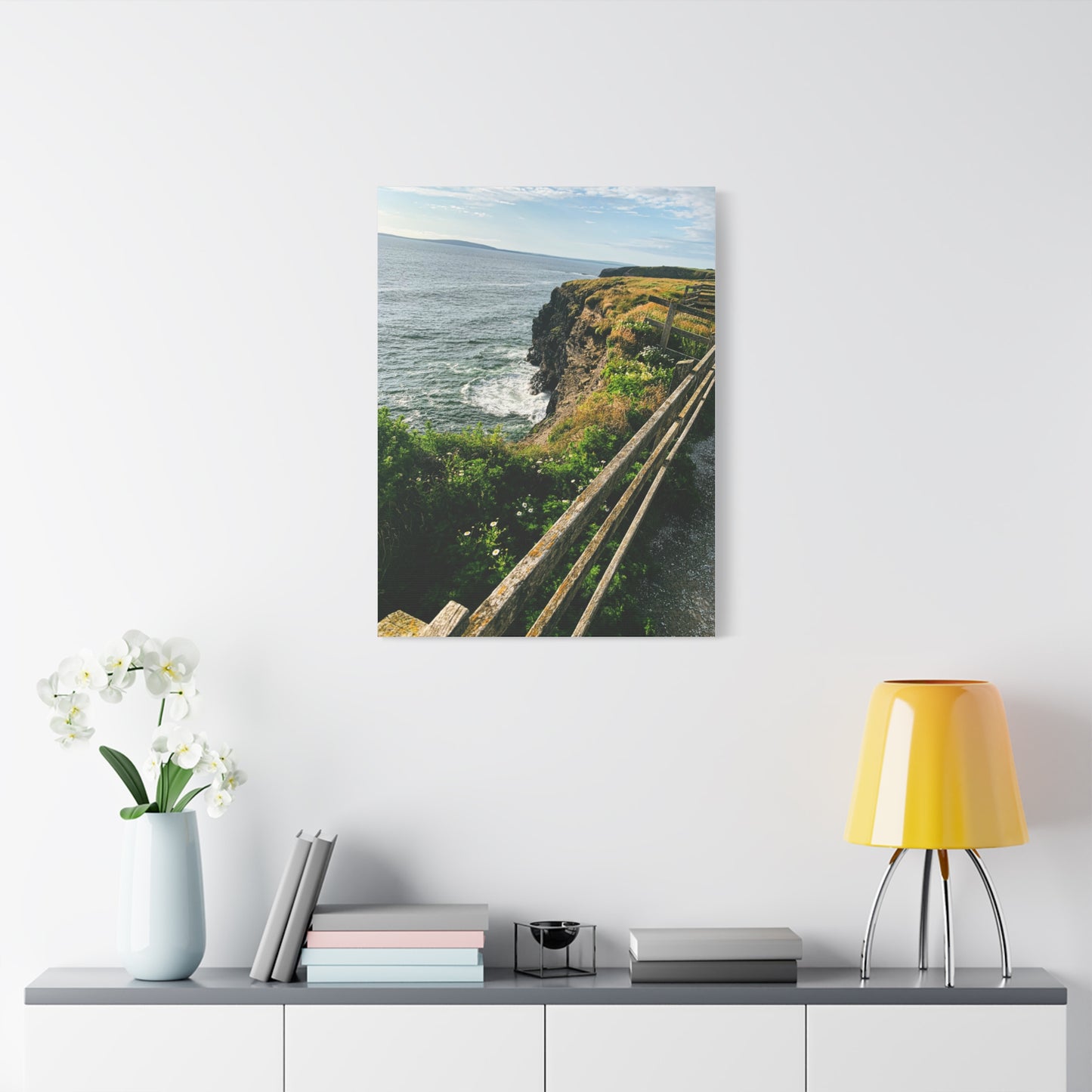 Ballybunion Cliff Walk Matte Canvas, Stretched, 1.25"