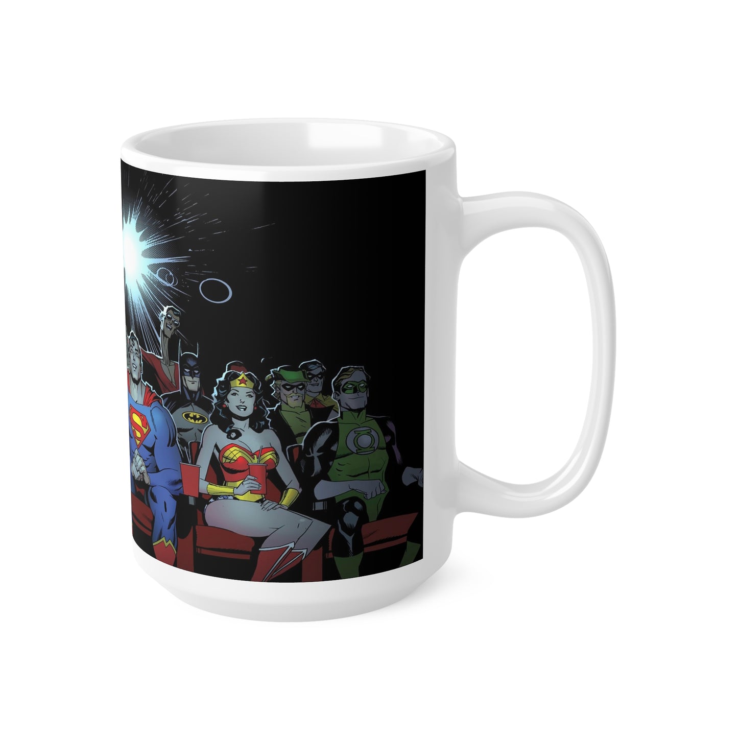 Superhero Ceramic Coffee Mug – 11oz & 15oz – Perfect for Comic Fans