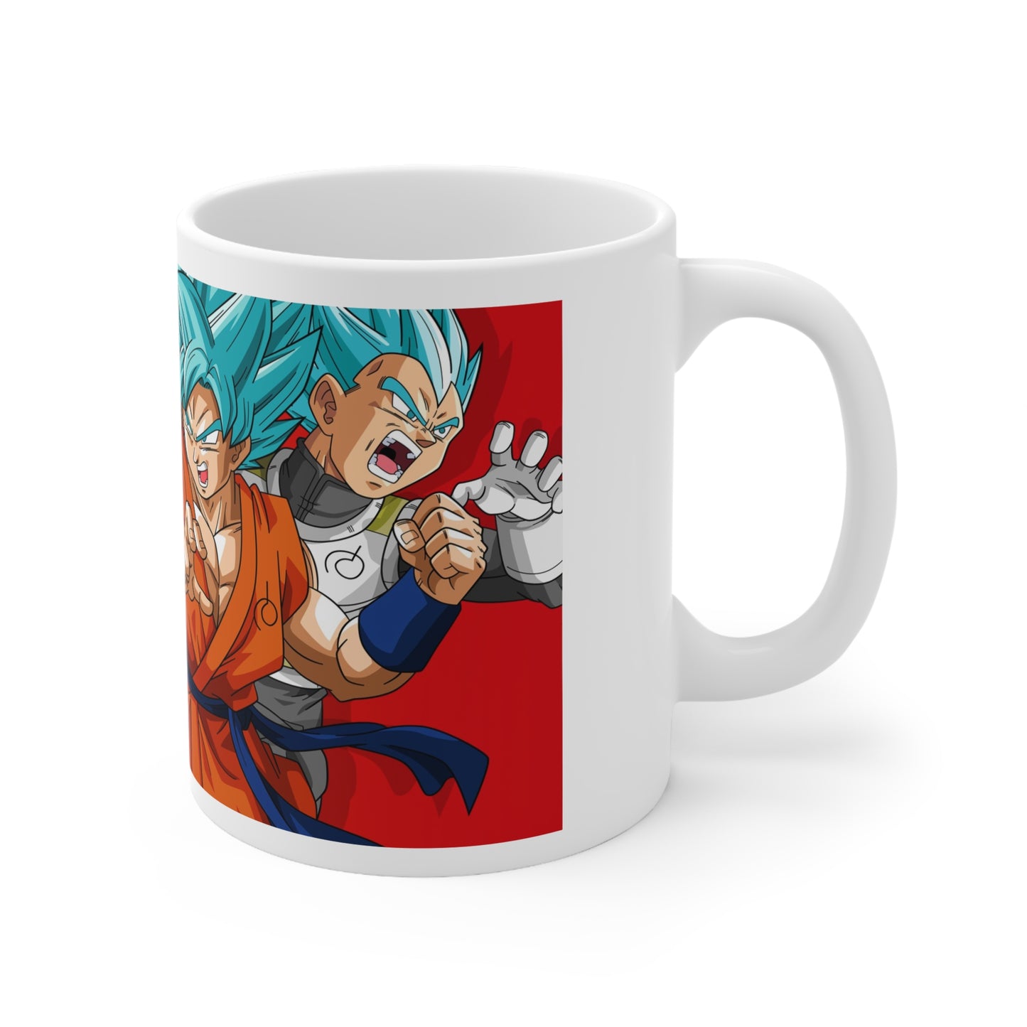 Dragon Ball Z Ceramic Coffee Mug - Anime Character Design, Perfect Gift for Fans