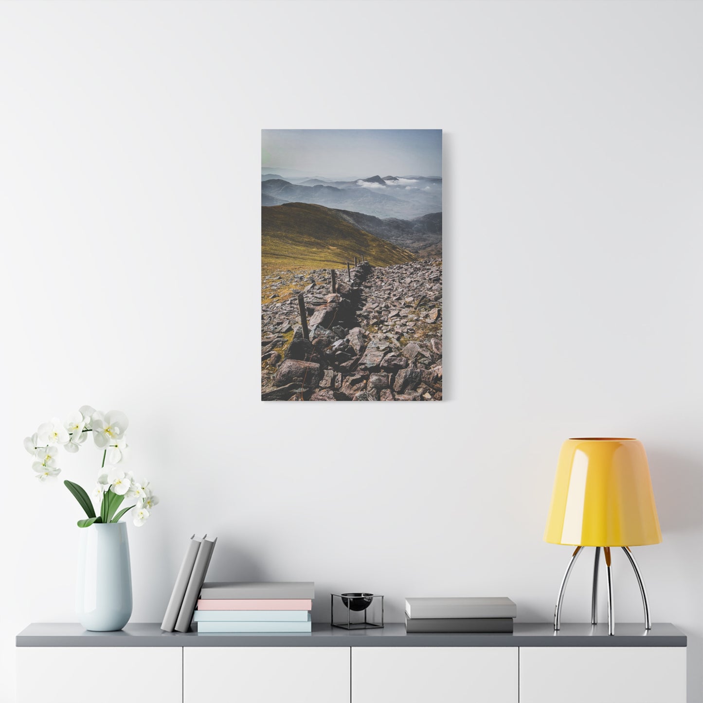 Wall in Mountains Matte Canvas, Stretched, 1.25"