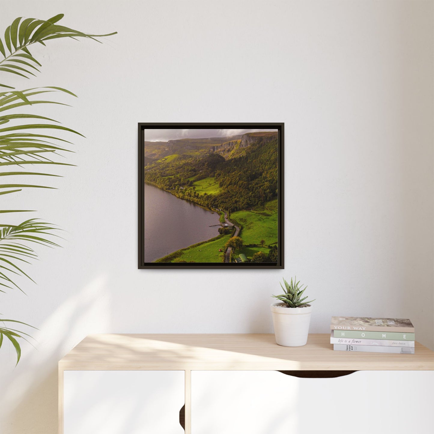 South in Aghadh an Aird or The Devil's Cheney Matte Canvas, Framed (Multi-color)