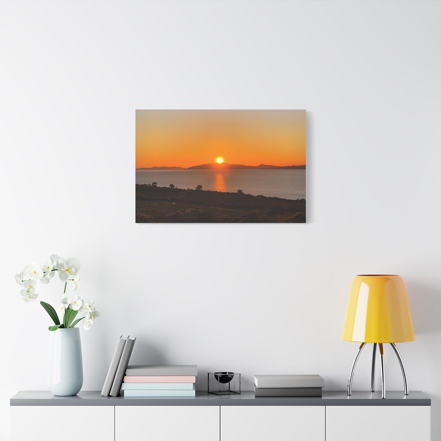 Sunset Ring of Kerry Matte Canvas, Stretched, 1.25"