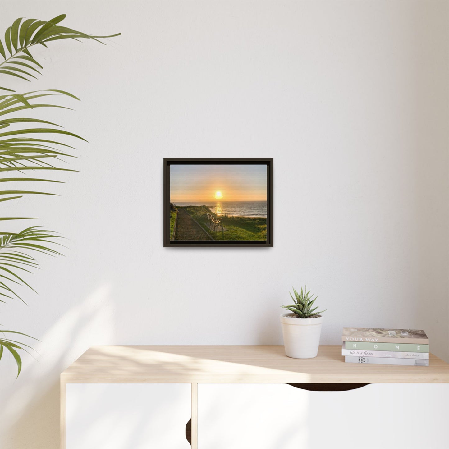 Sunset in Ballybunion 2 Matte Canvas, Framed (Multi-color)