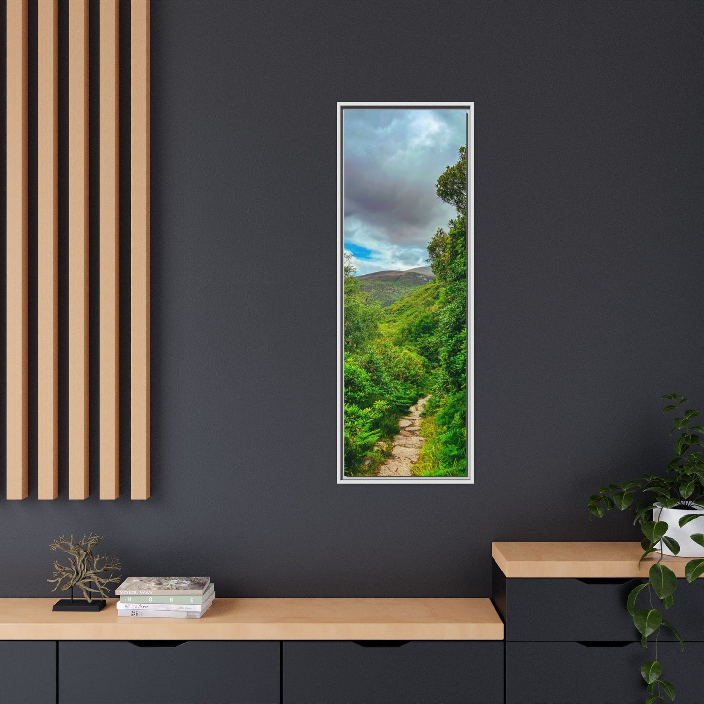 Torc Trail Matte Canvas, Framed (Multi-color)