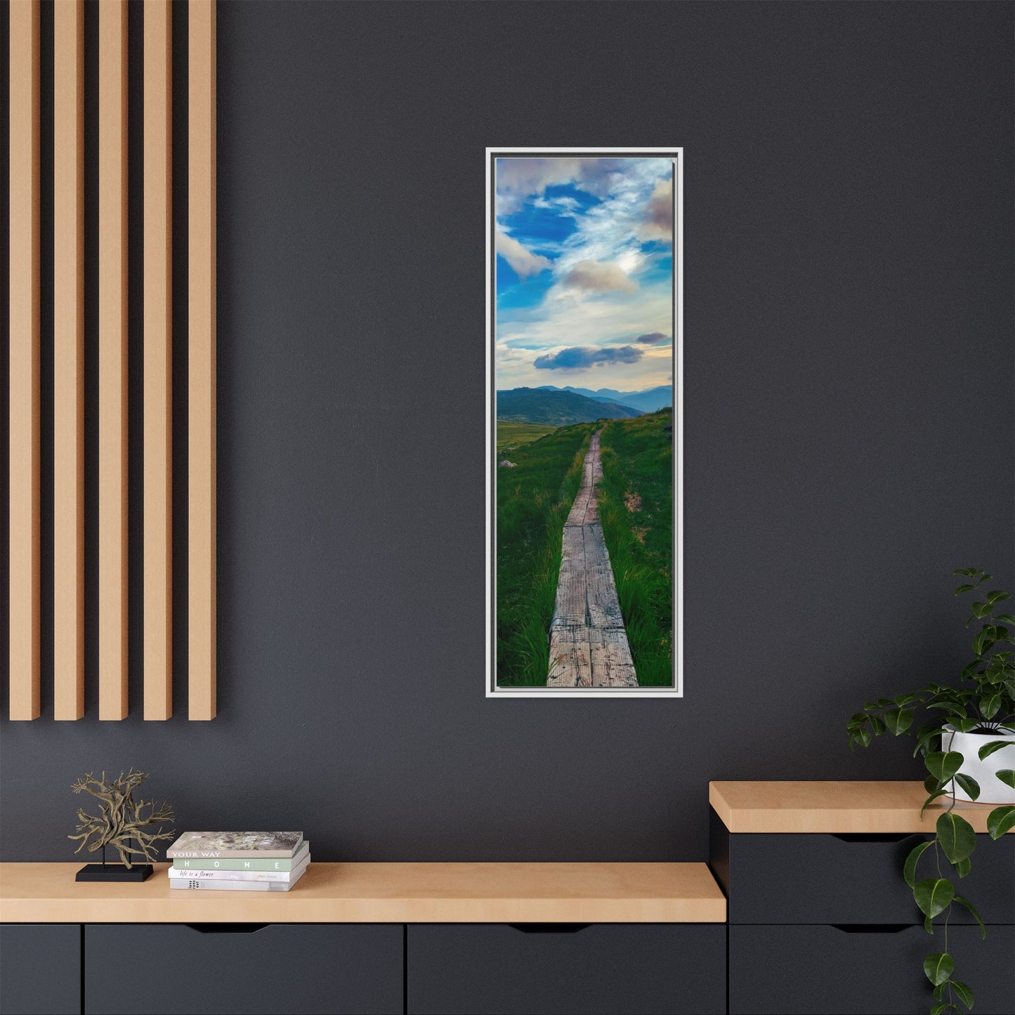 Torc Mountain Trail Matte Canvas, Framed (Multi-color)