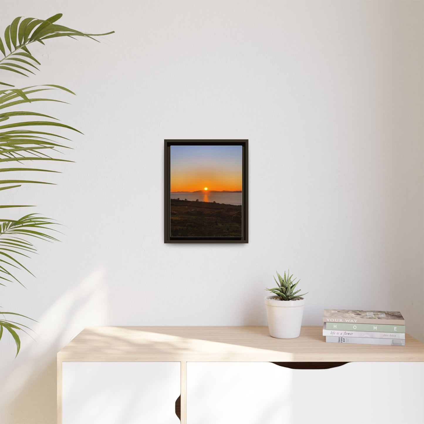 Sunset Ring Of Kerry Matte Canvas, Framed (Multi-color)
