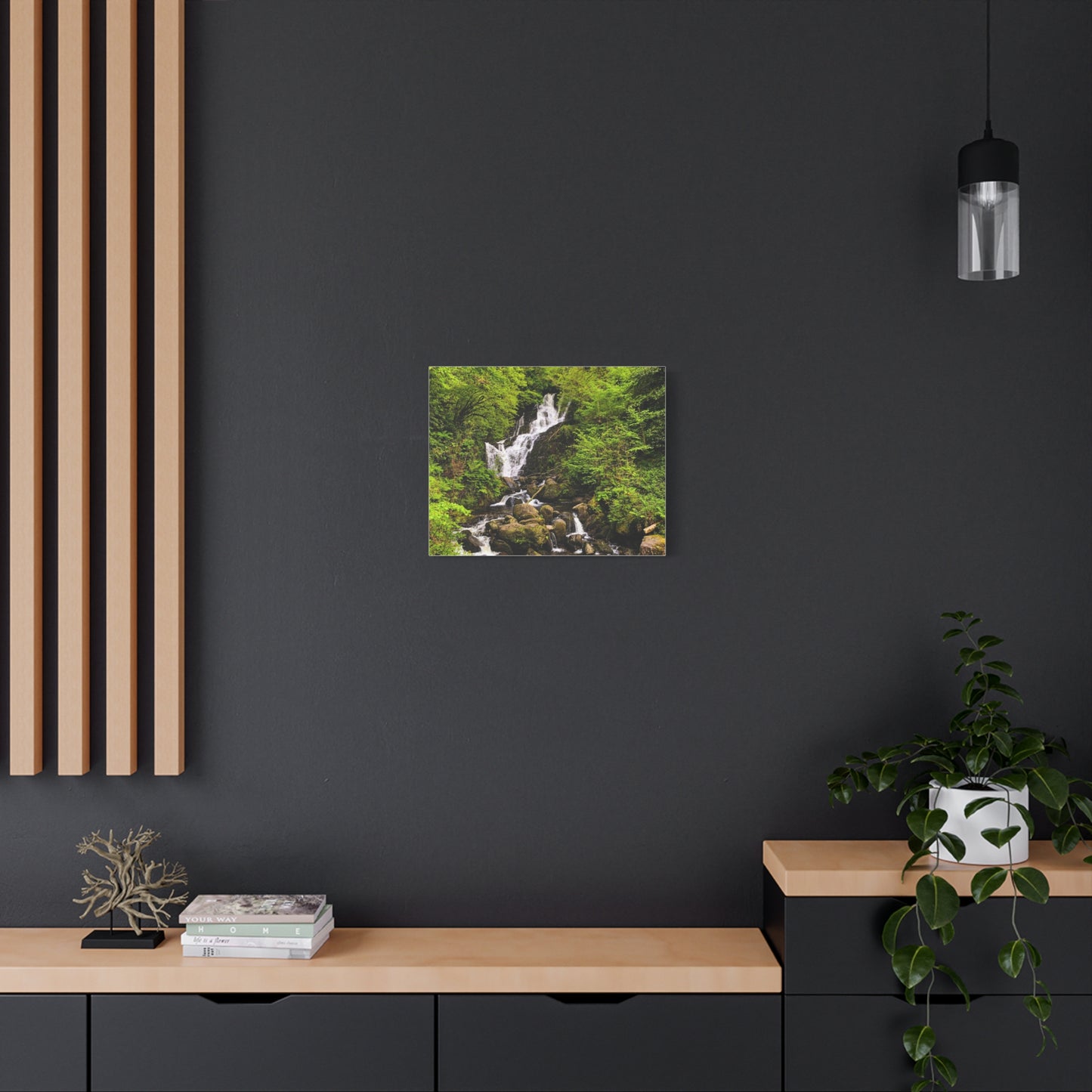 Torc waterfall Matte Canvas, Stretched, 1.25"