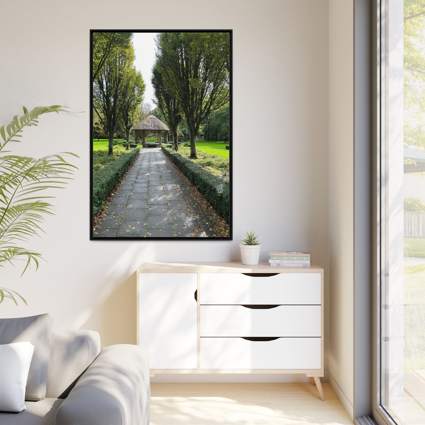 Adare Matte Canvas, Framed (Multi-color)