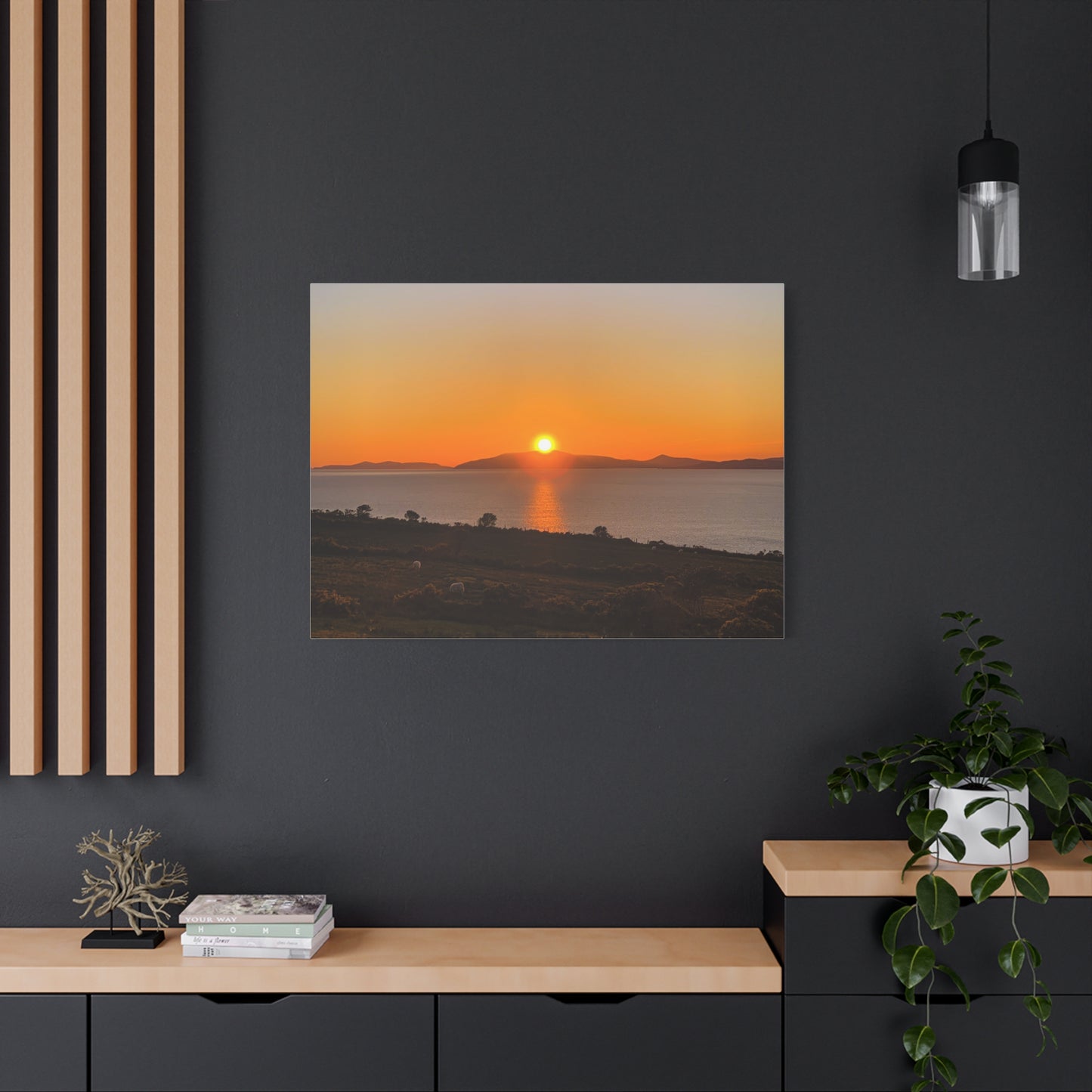 Sunset Ring of Kerry Matte Canvas, Stretched, 1.25"