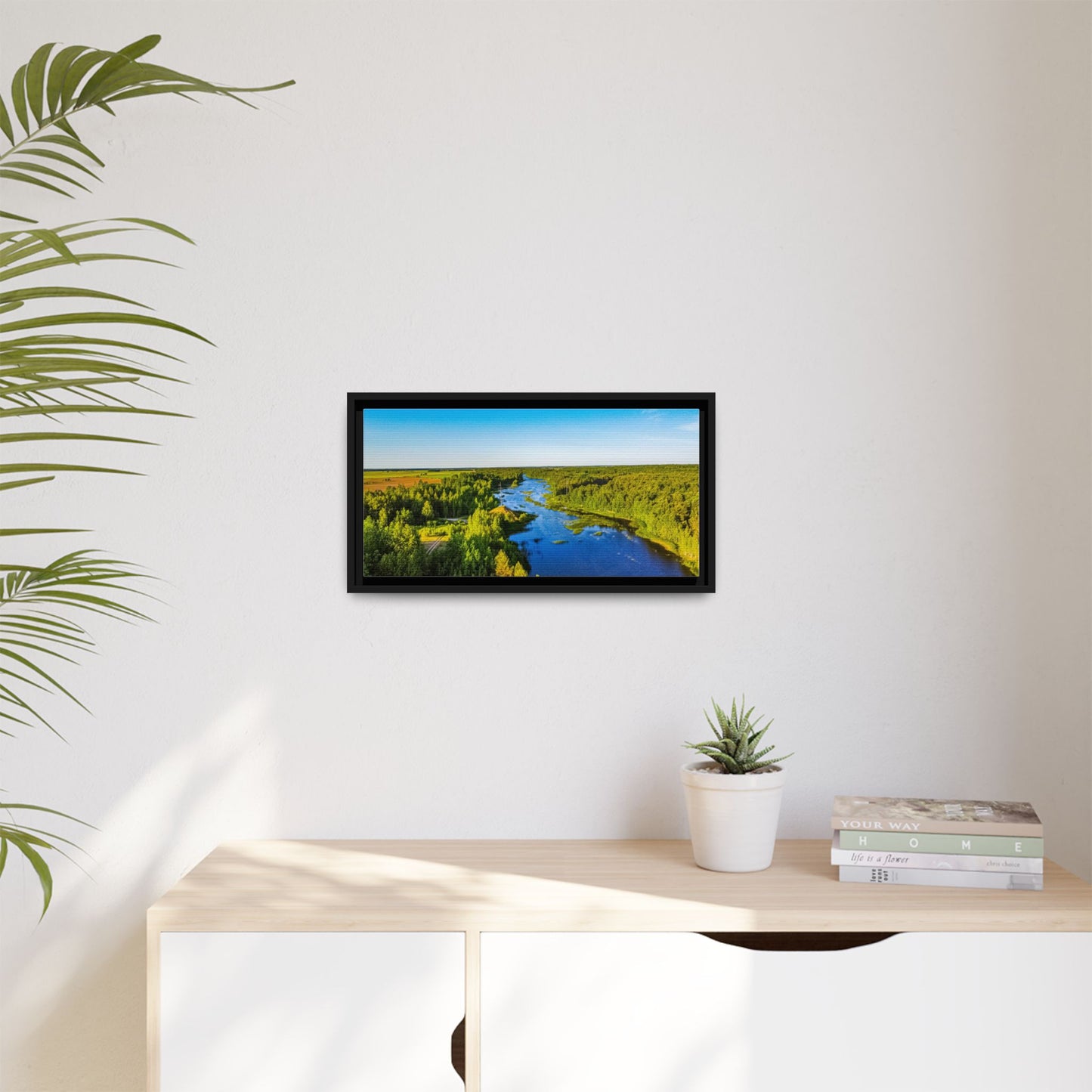 Zagares Lake Matte Canvas, Framed (Multi-color)