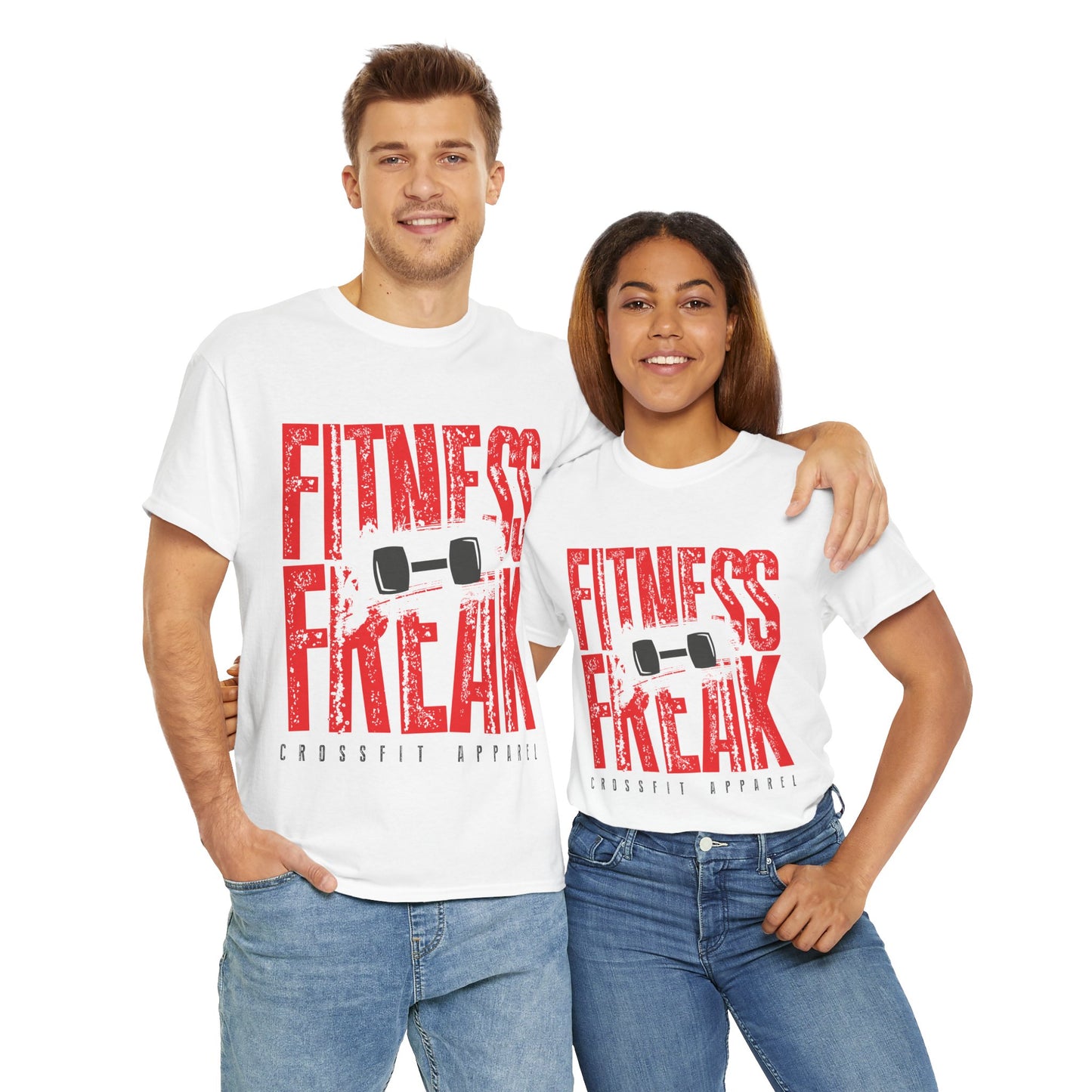 Fitness Freak Unisex Heavy Cotton Tee - Crossfit Apparel