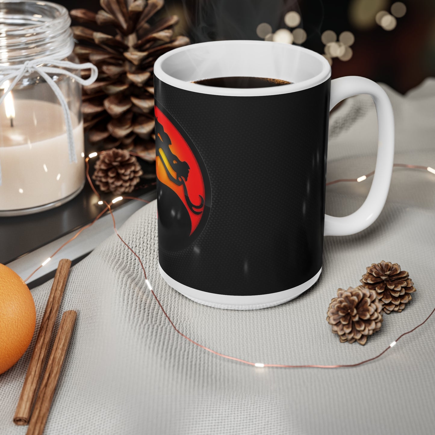Mortal Kombat Dragon Ceramic Coffee Mug - 11oz & 15oz