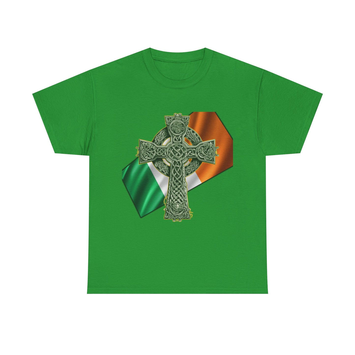 Celtic Cross Unisex Heavy Cotton Tee