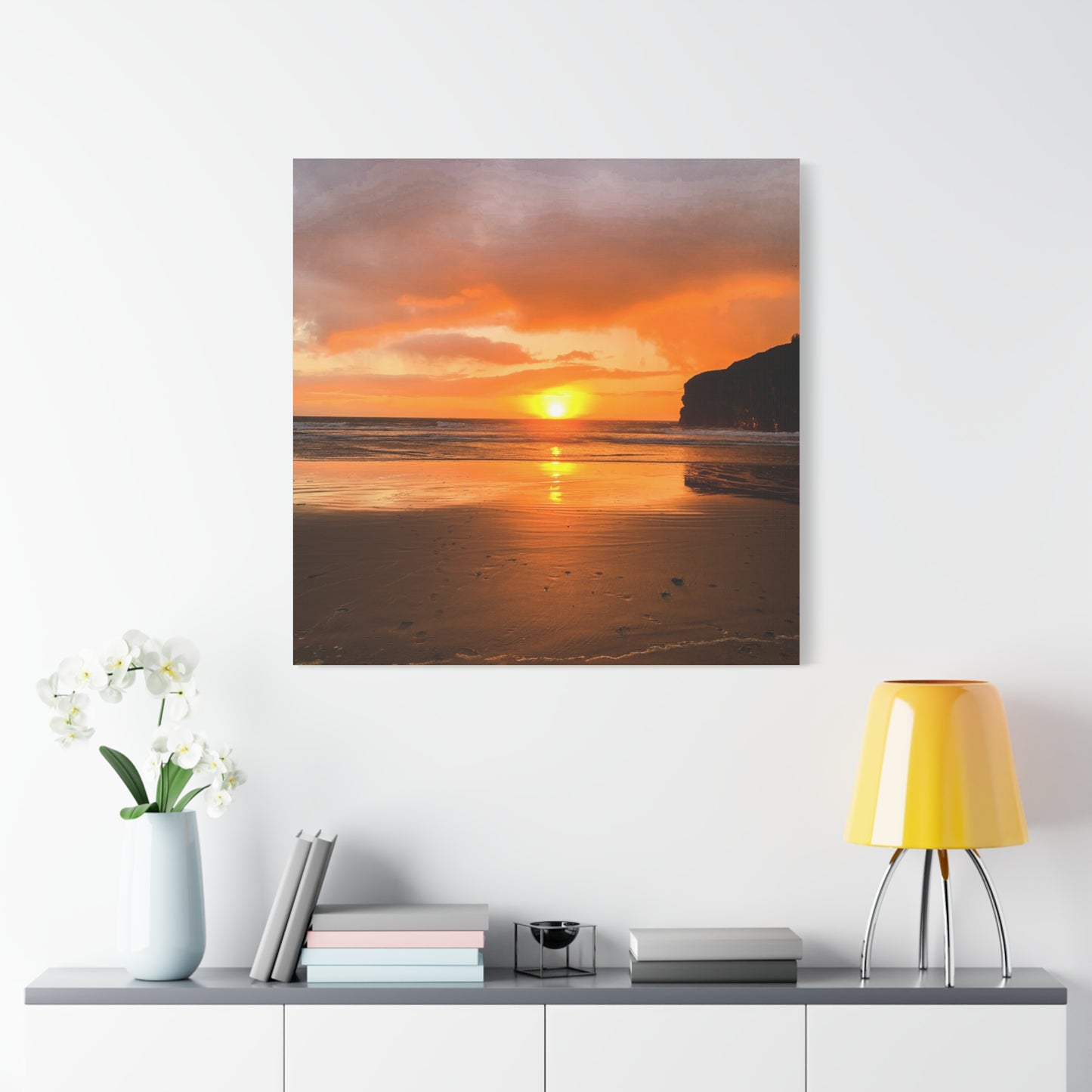 Sunset in Ballybunion Matte Canvas, Stretched, 1.25"