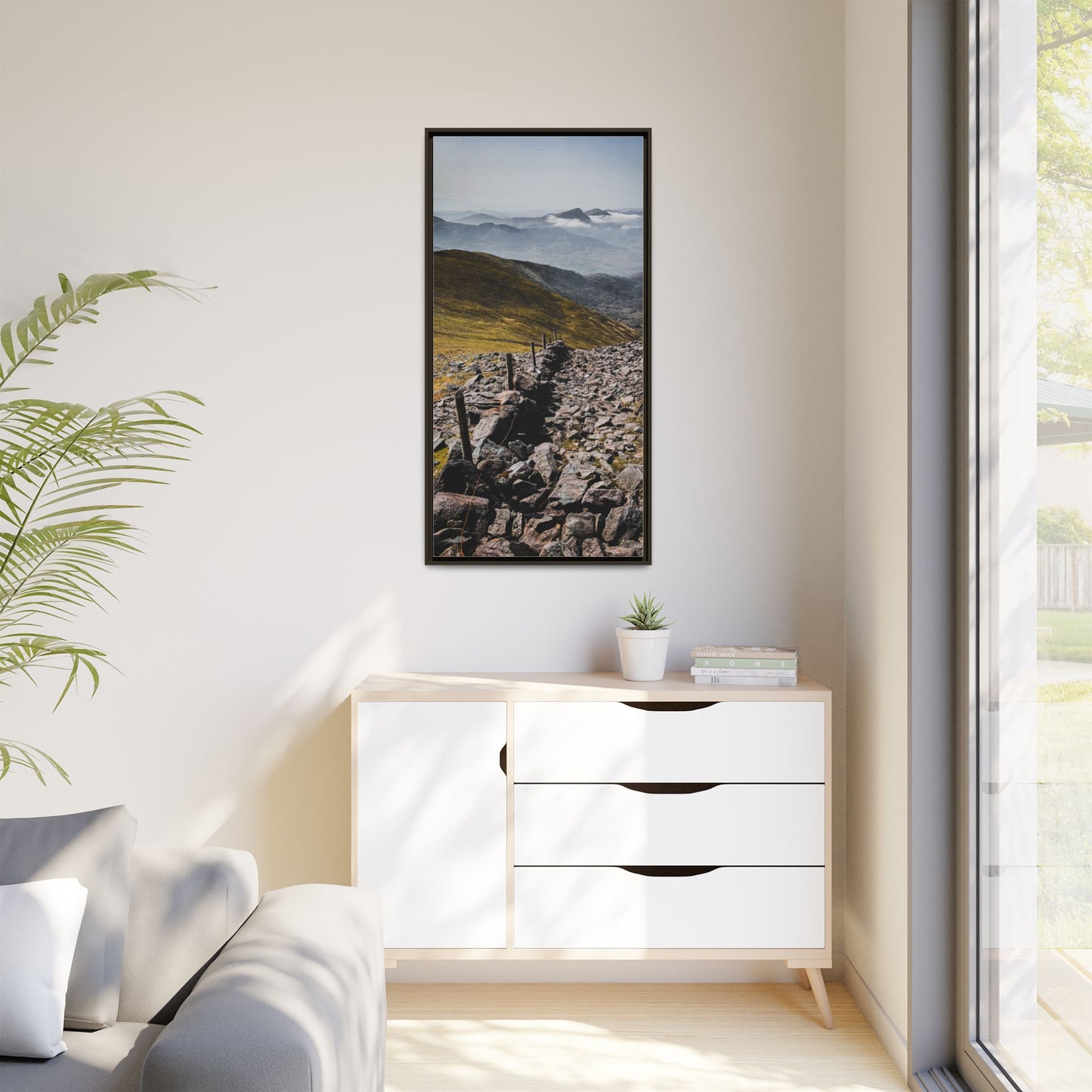 Wall Matte Canvas, Framed (Multi-color)