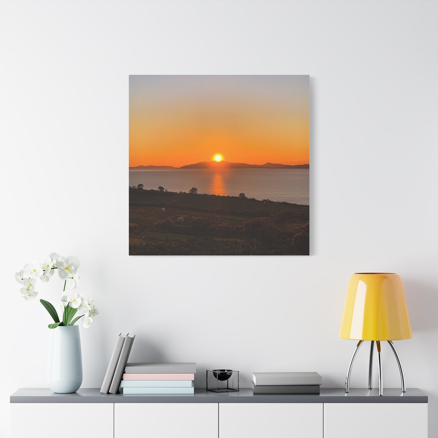 Sunset Ring of Kerry Matte Canvas, Stretched, 1.25"