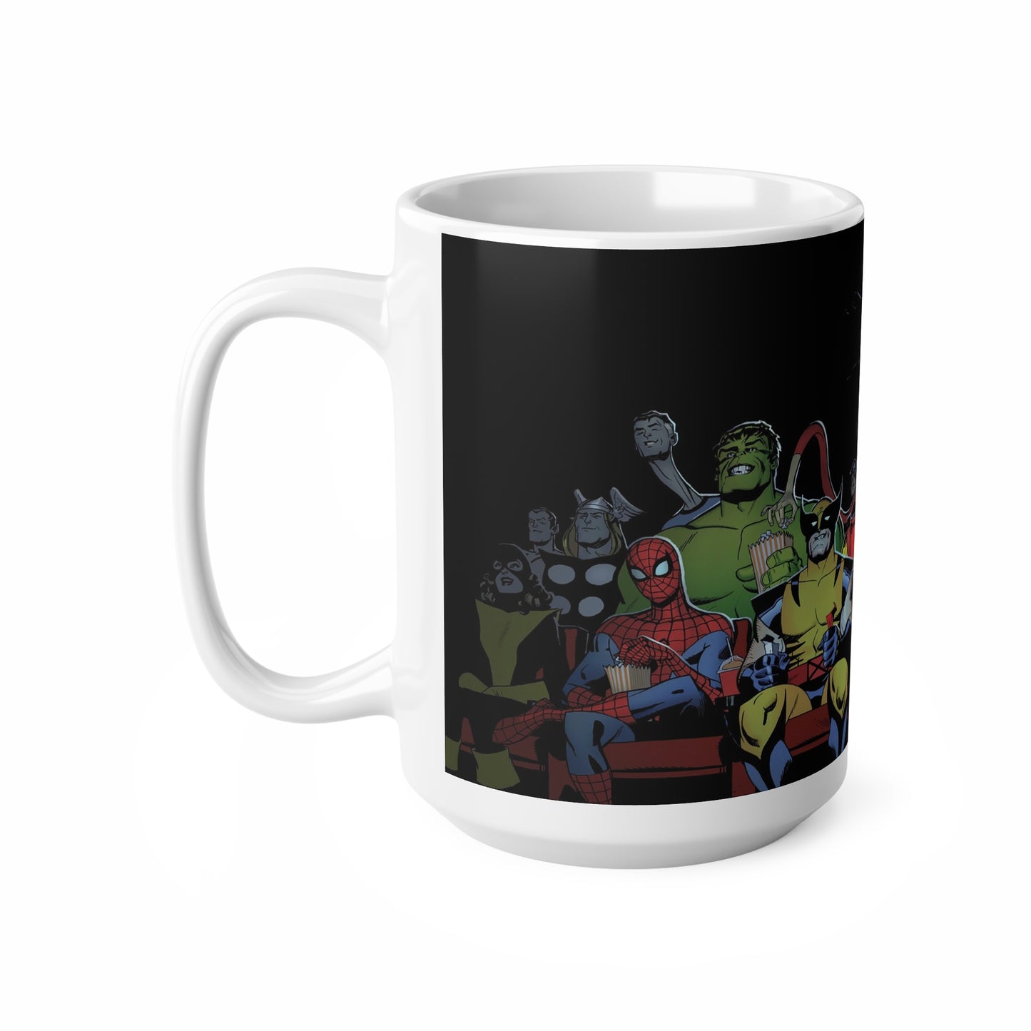 Superhero Ceramic Coffee Mug – 11oz & 15oz – Perfect for Comic Fans